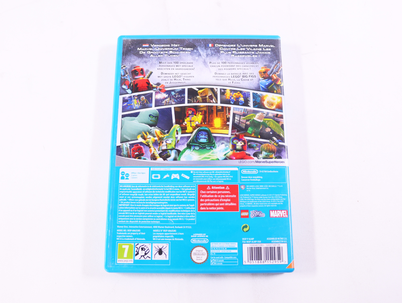 Wii U - Lego Marvel Super Heroes - productfoto 2