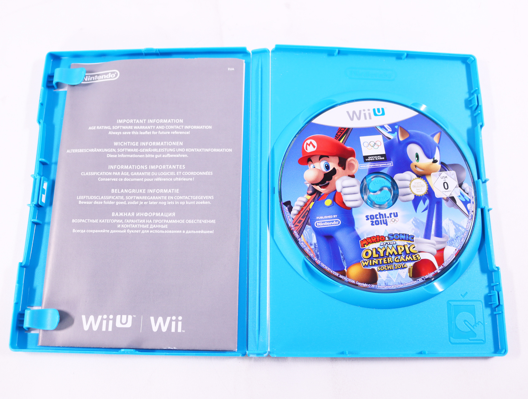 Wii U - Mario & Sonic op de Olympische Winterspelen: Sotsji 2014 - productfoto 3