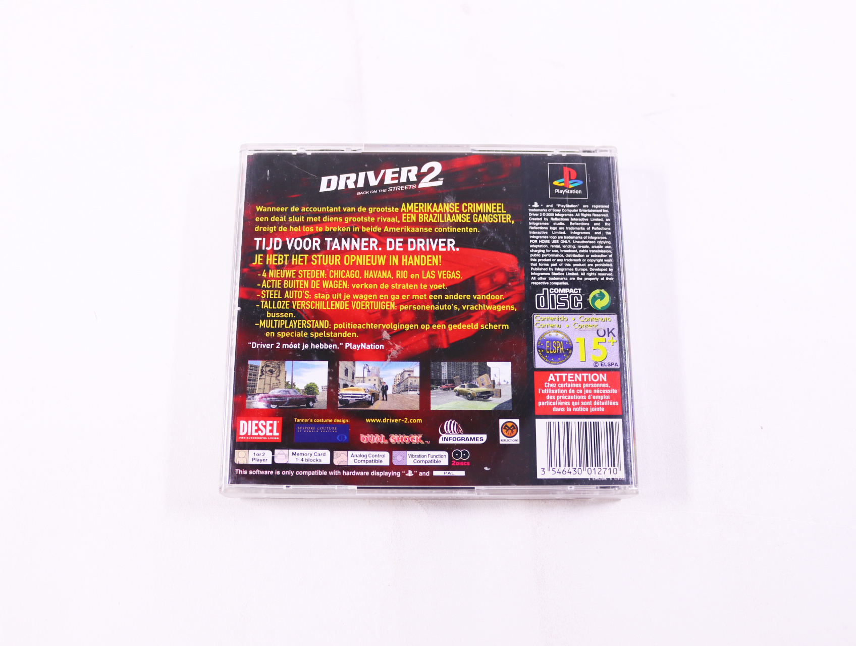 PlayStation 1 - Driver 2 - productfoto 2