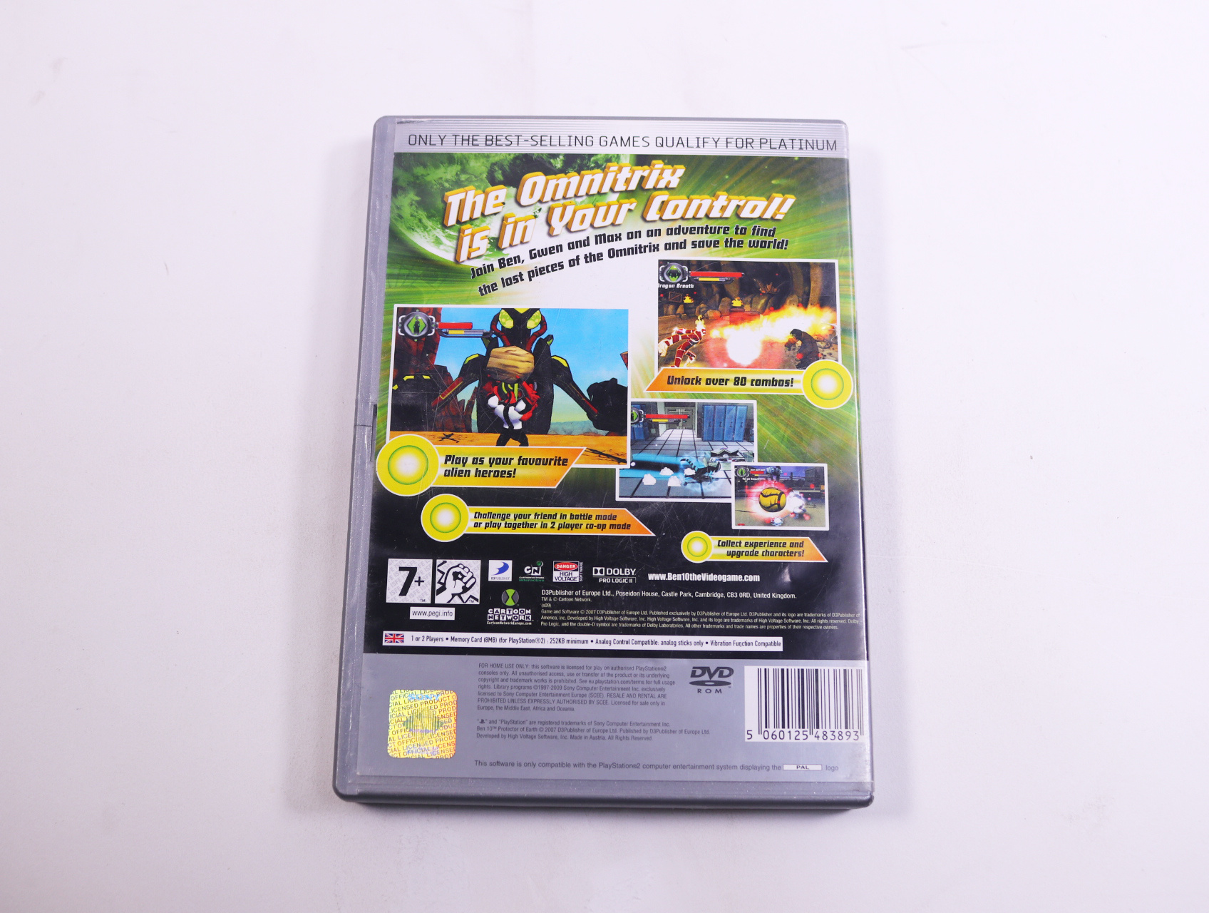 PlayStation 2 - Ben 10: Protector of Earth [Platinum Hits] - productfoto 3