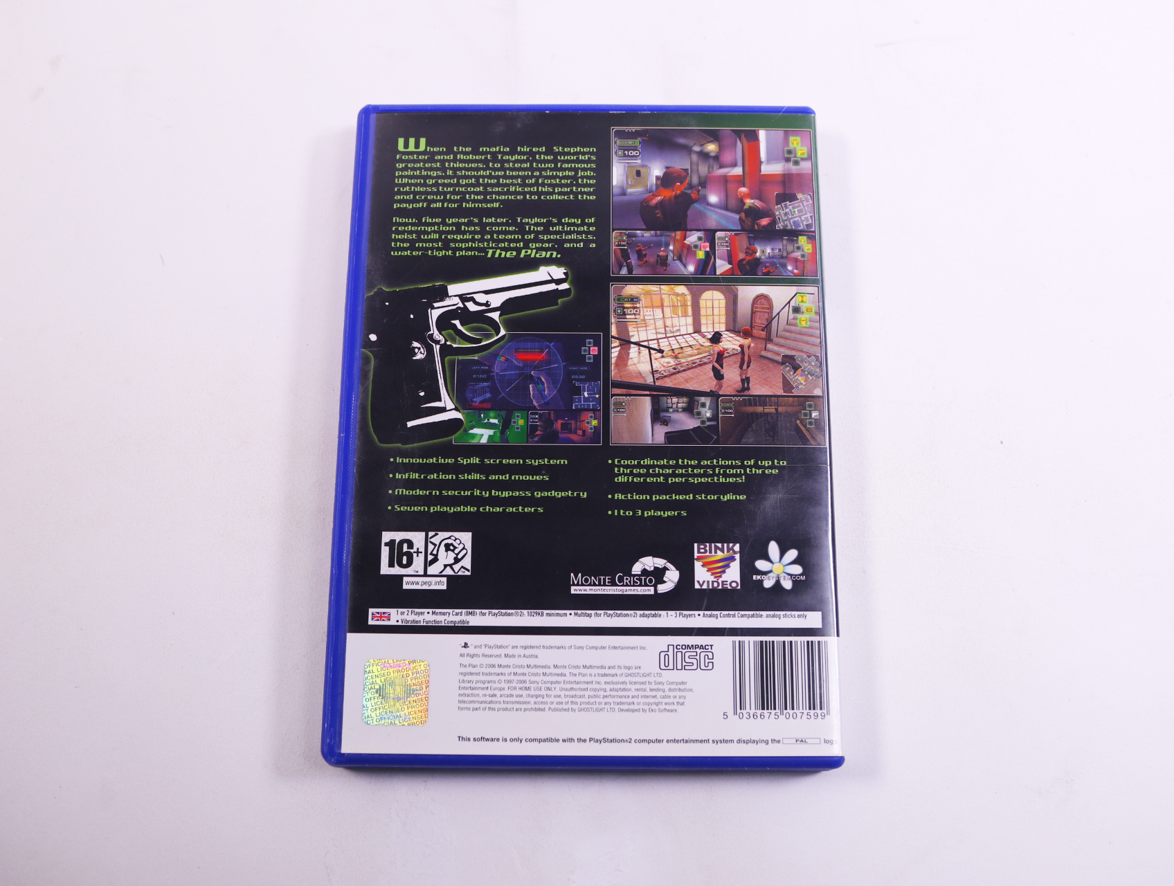 PlayStation 2 - The Plan - Eko Software - productfoto 3