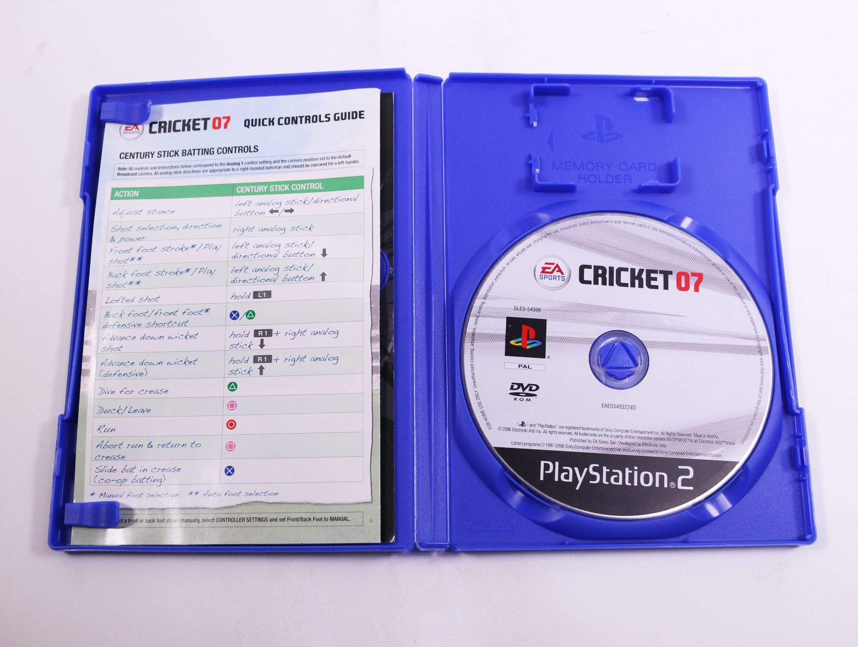 PlayStation 2 - Cricket 07 - productfoto 2