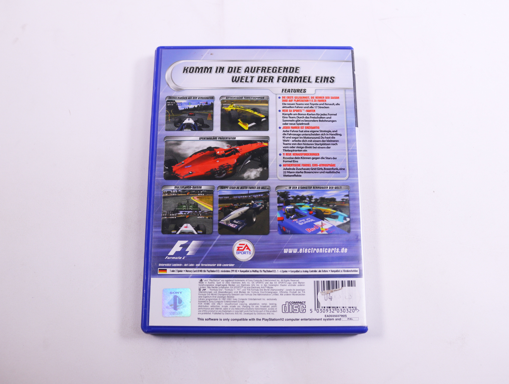 PlayStation 2 - F1 2002 [No Manual] - productfoto 3