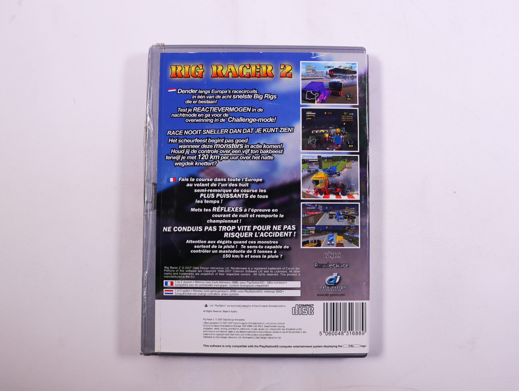 PlayStation 2 - Rig Racer 2 [Platinum] - productfoto 2