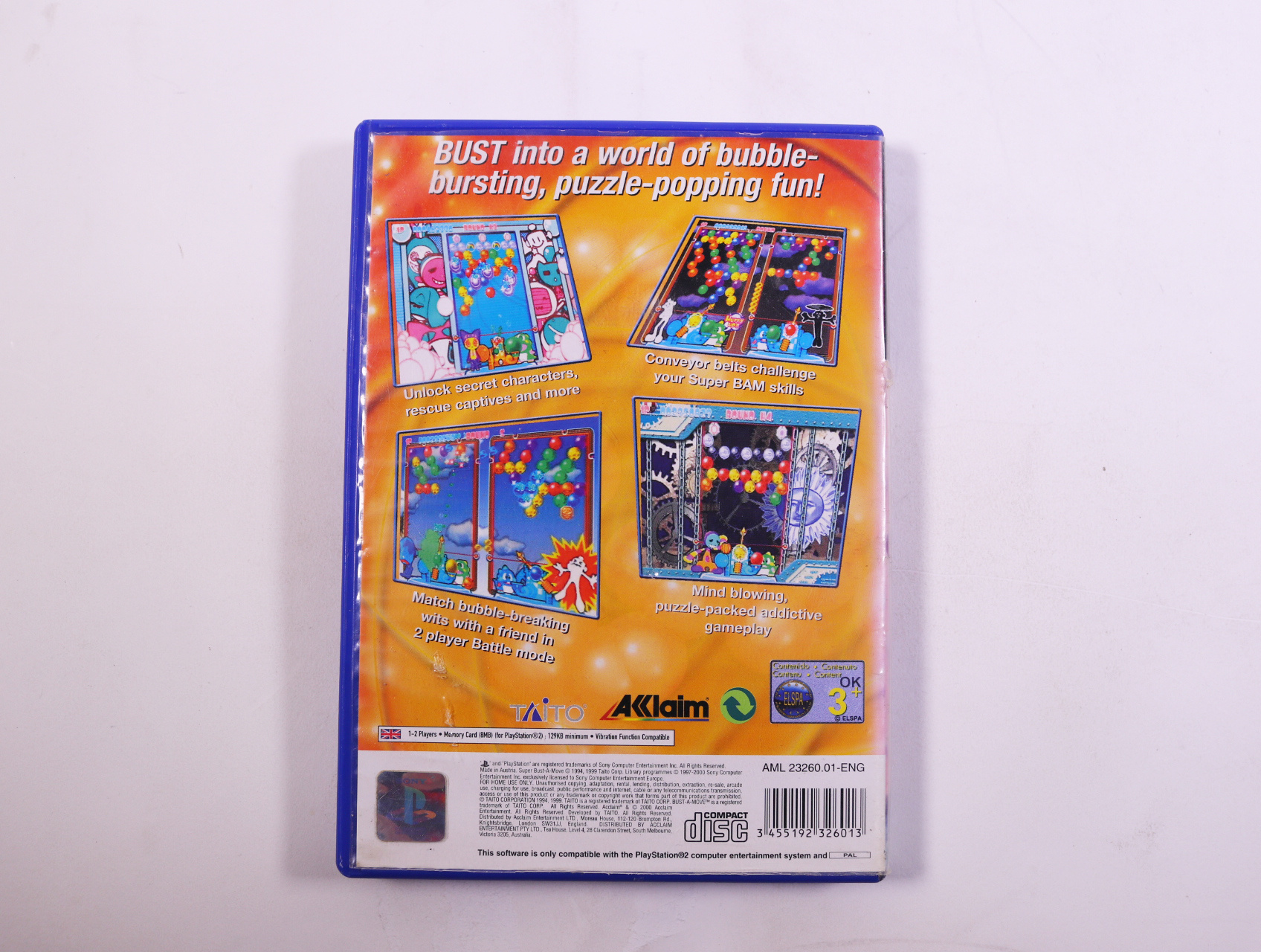 PlayStation 2 - Super Bust-A-Move [No Manual] - productfoto 2