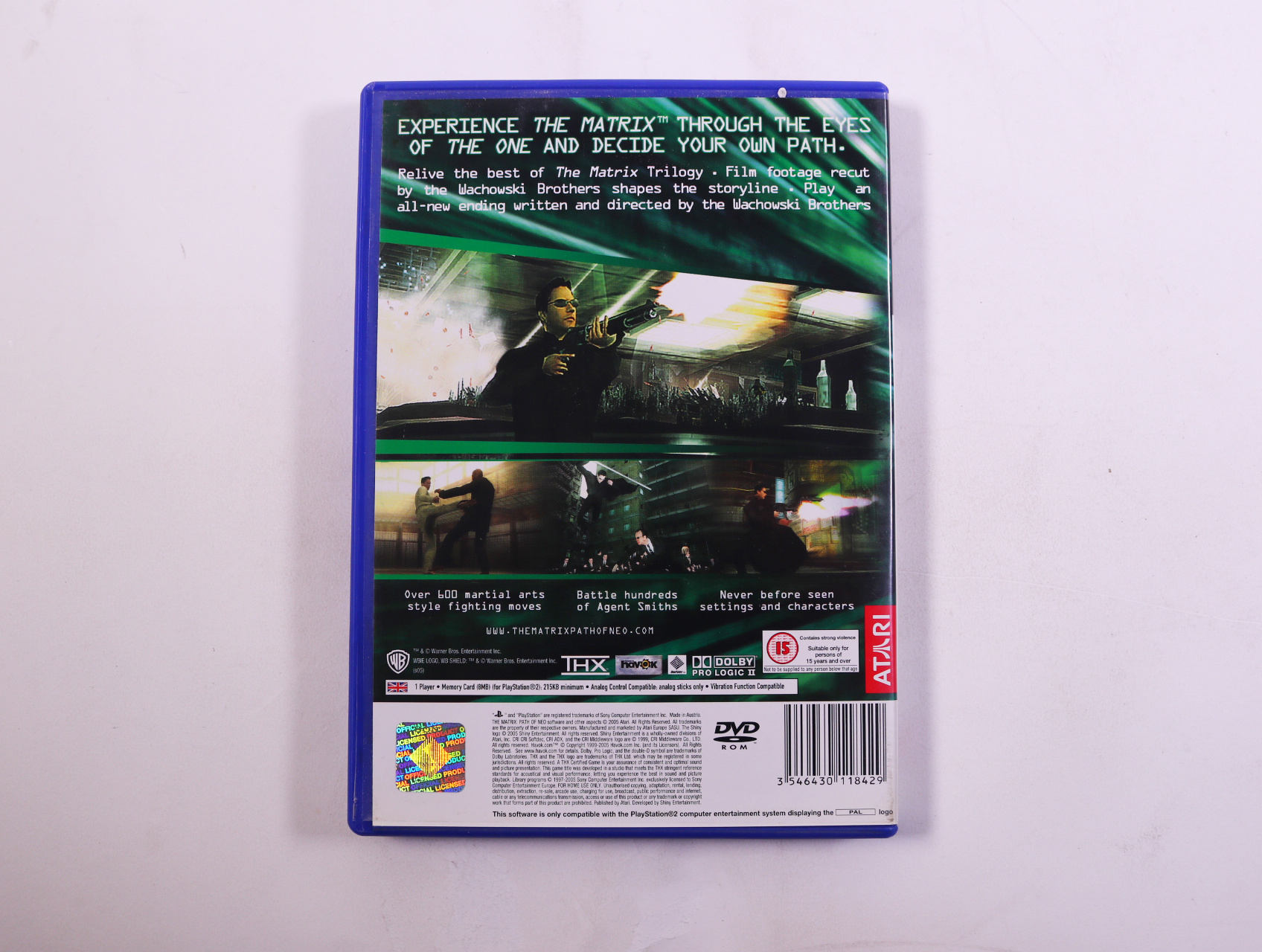 Playstation 2 - The Matrix: Path of Neo - productfoto 2