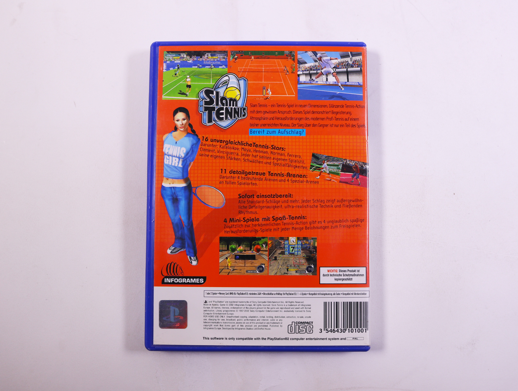 PlayStation 2 - Slam Tennis - productfoto 2