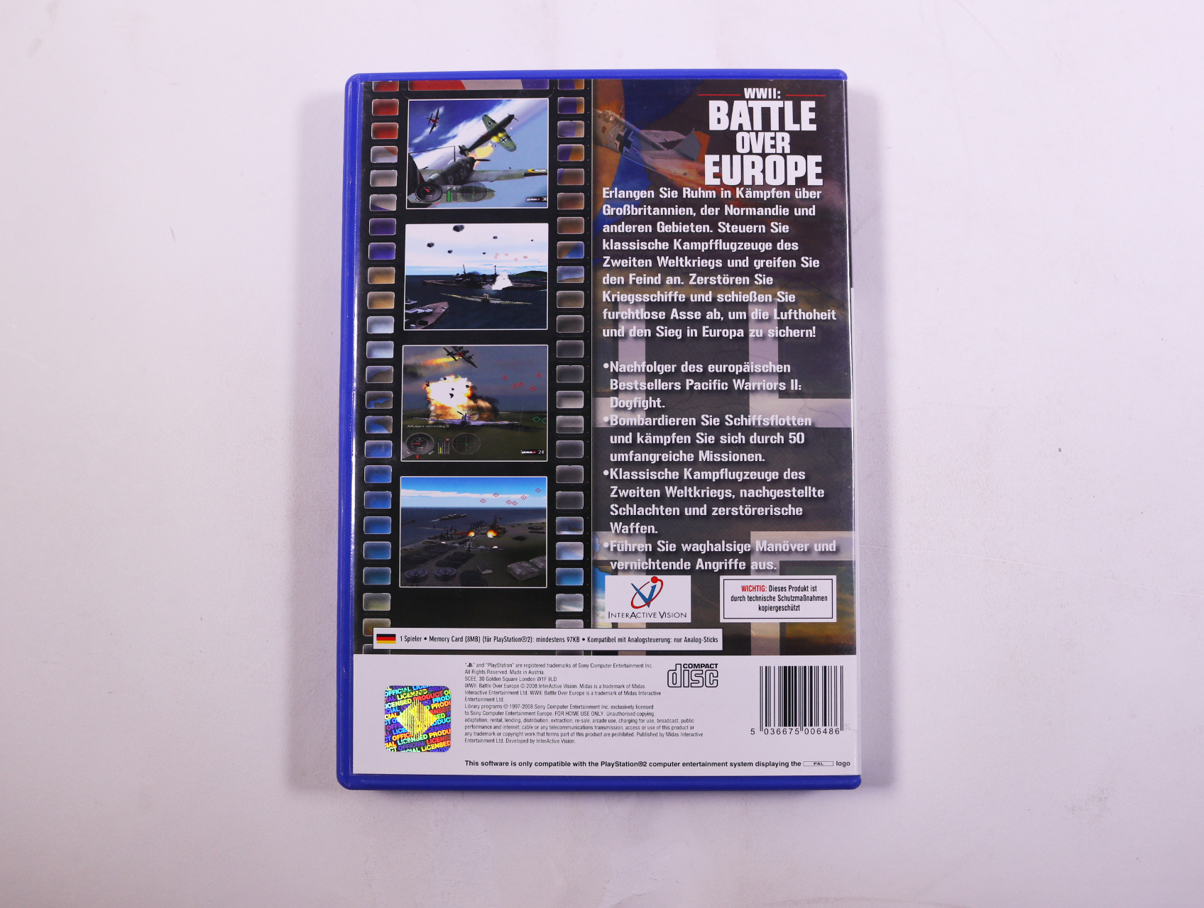 PlayStation 2 - Battle Over Europe - productfoto 3