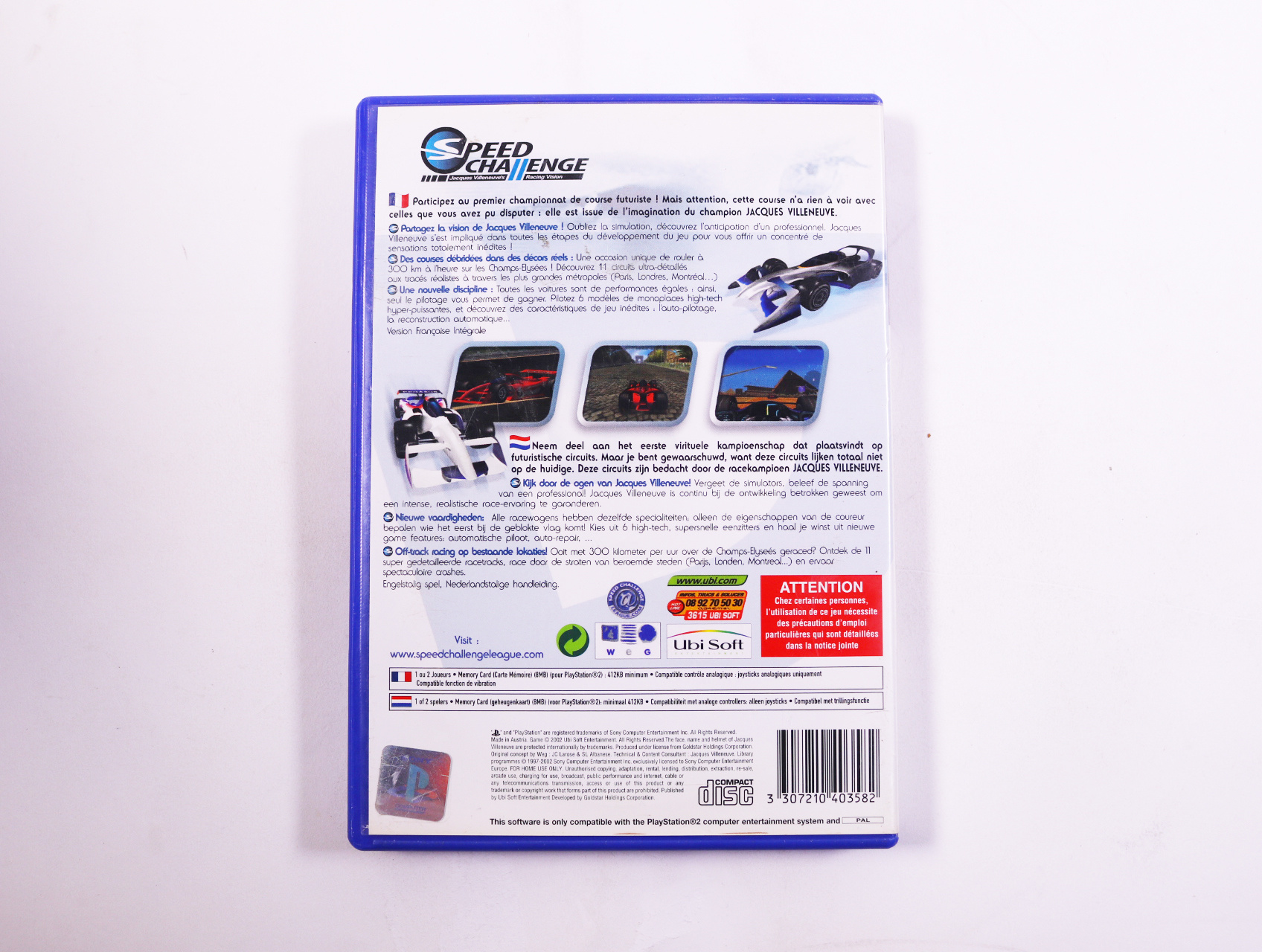 PlayStation 2 - Speed Challenge - productfoto 3