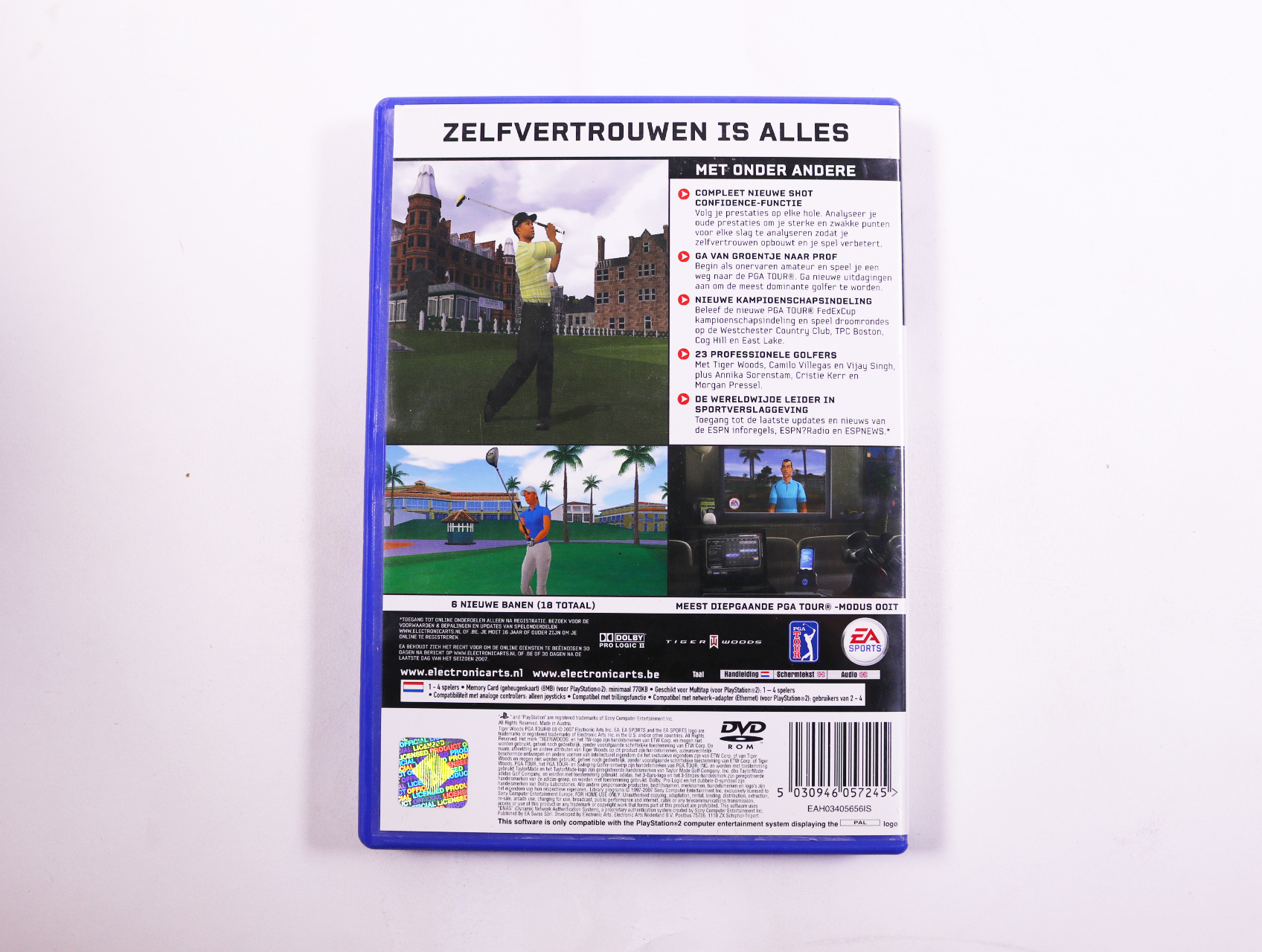 PlayStation 2 - Tiger Woods PGA Tour 08 - productfoto 3