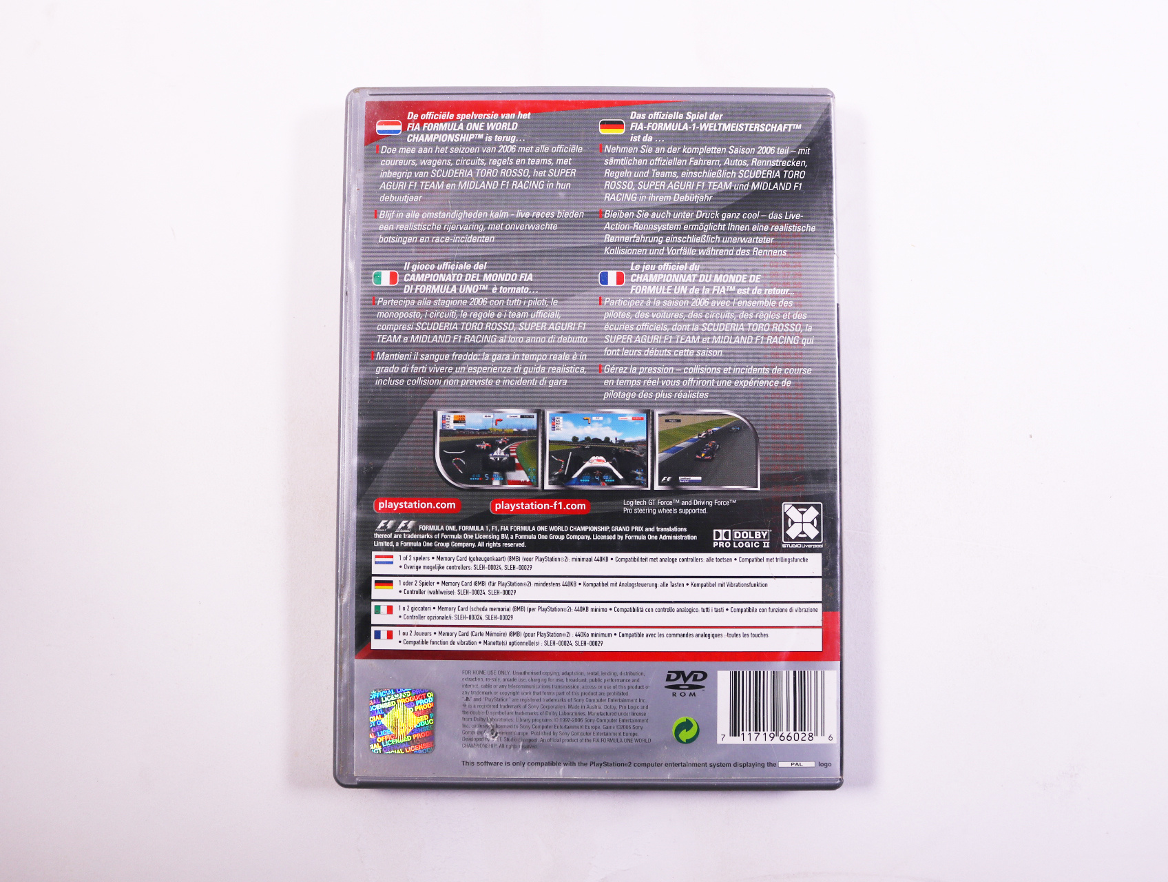PlayStation 2 - F1 06 [Platinum] - productfoto 3