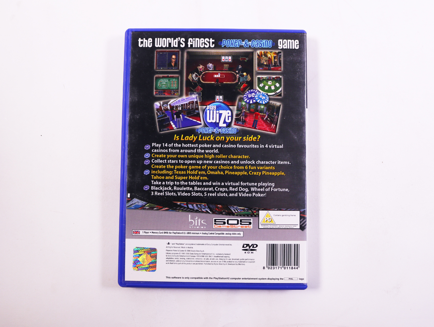 PlayStation 2 - Play Wize Poker & Casino - productfoto 3