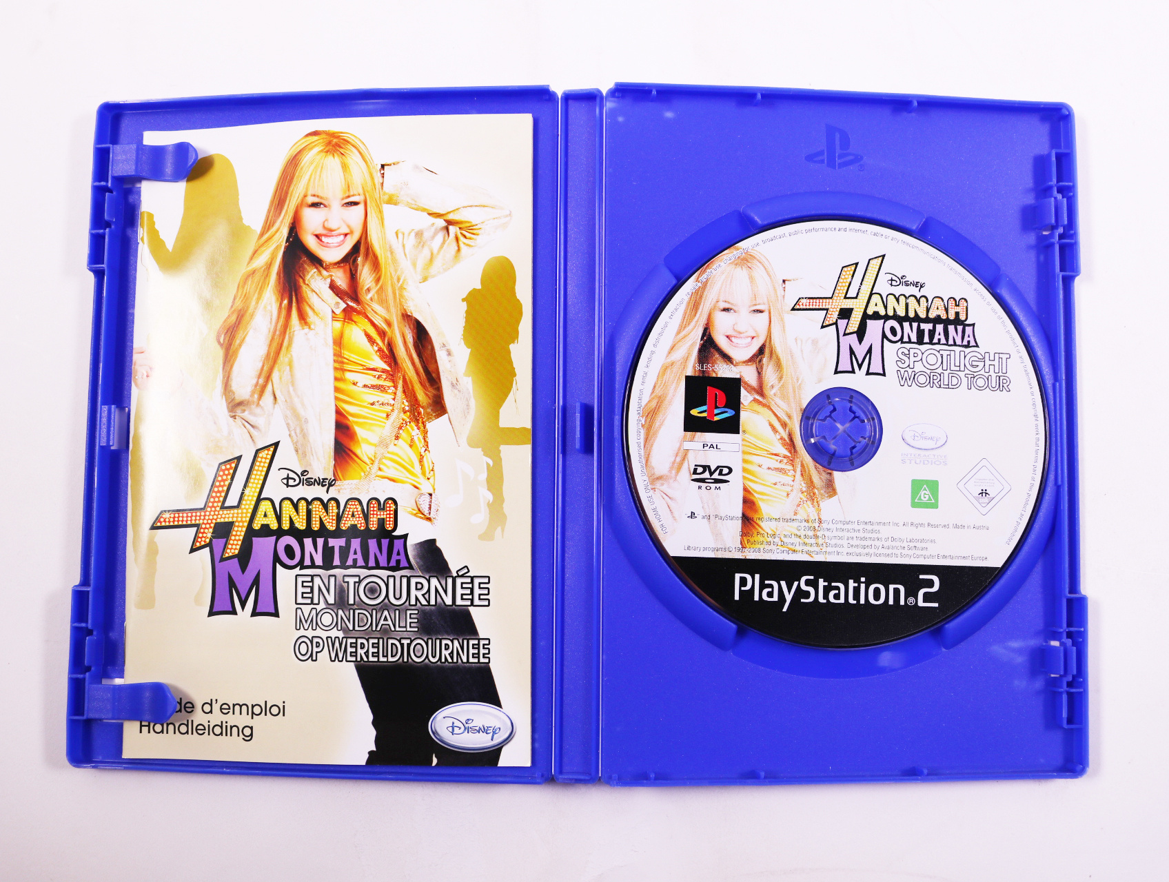 PlayStation 2 - Hannah Montana: Spotlight World Tour - productfoto 2