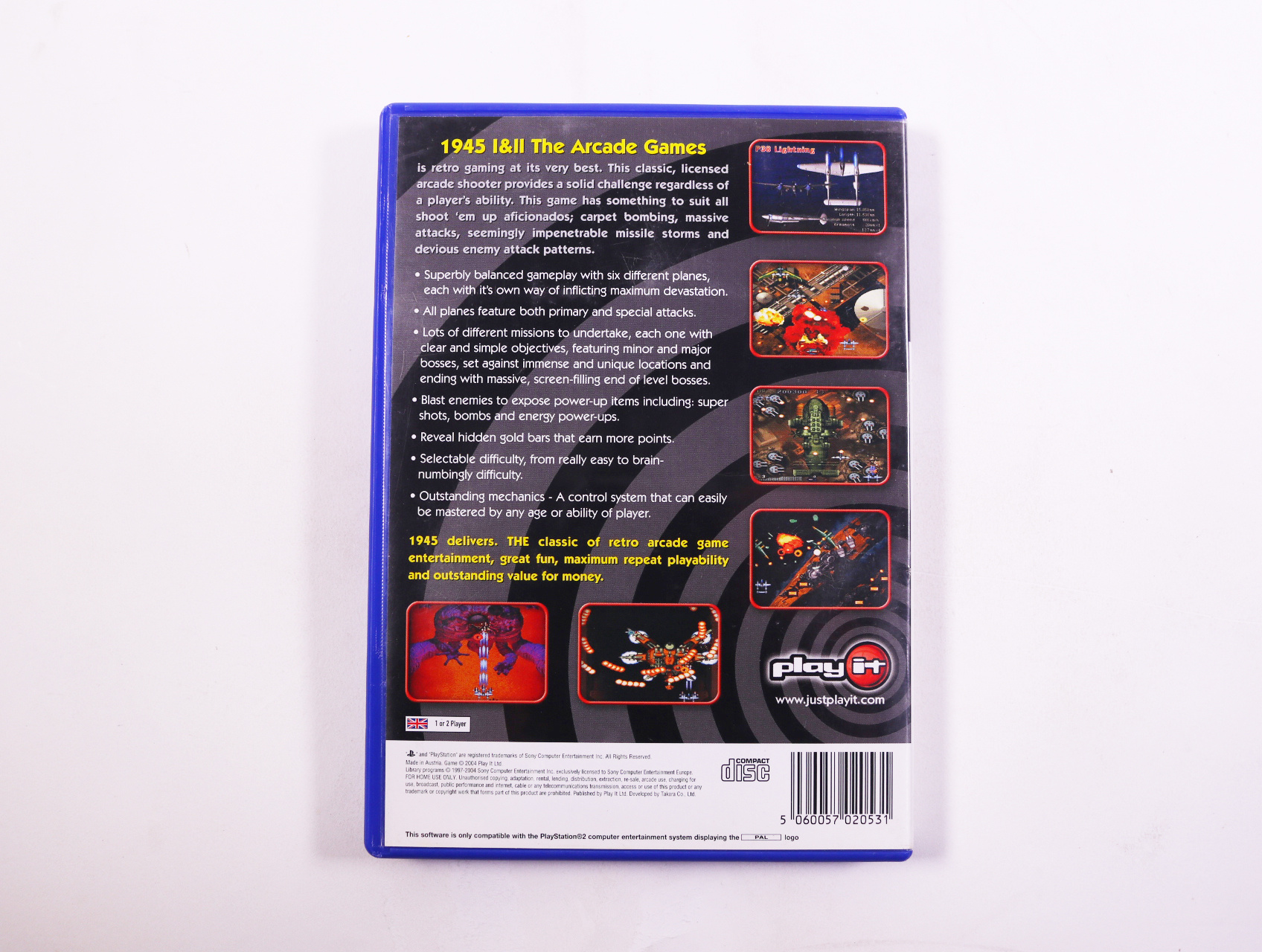 PlayStation 2 - 1945 I & II: The Arcade Games [No Manual] - productfoto 3