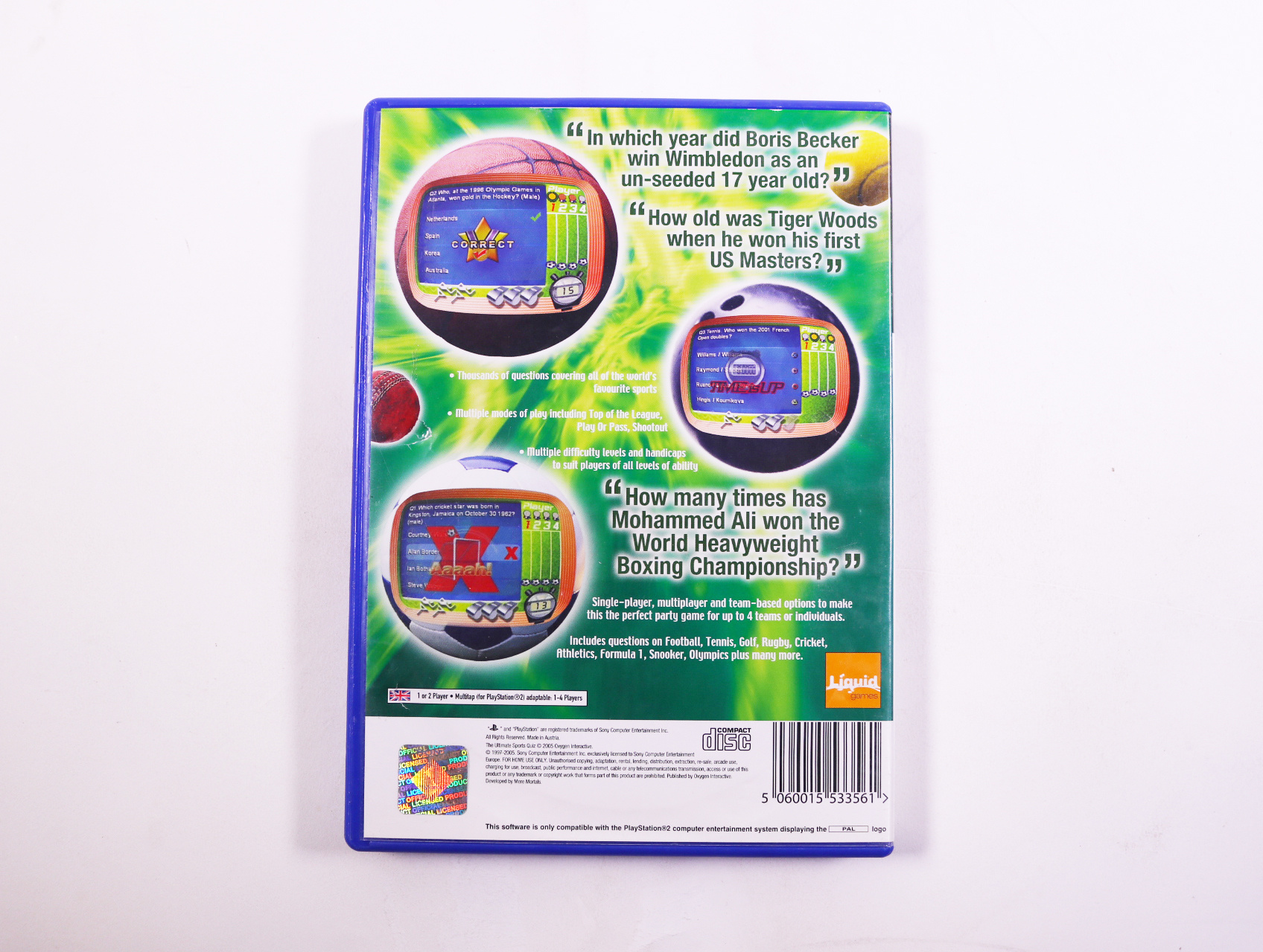 PlayStation 2 - The Ultimate Sports Quiz - productfoto 3
