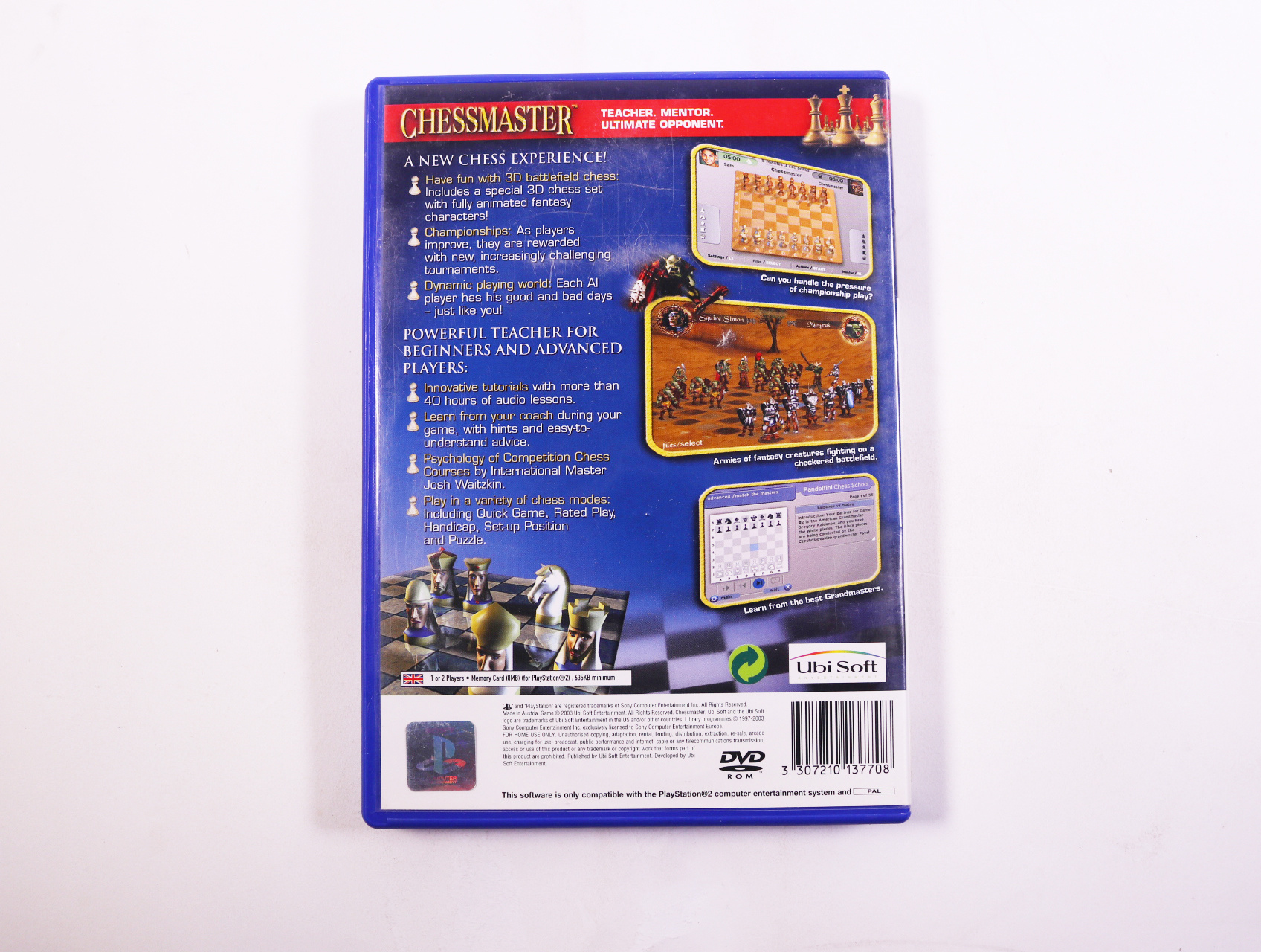 PlayStation 2 - Chessmaster - productfoto 3