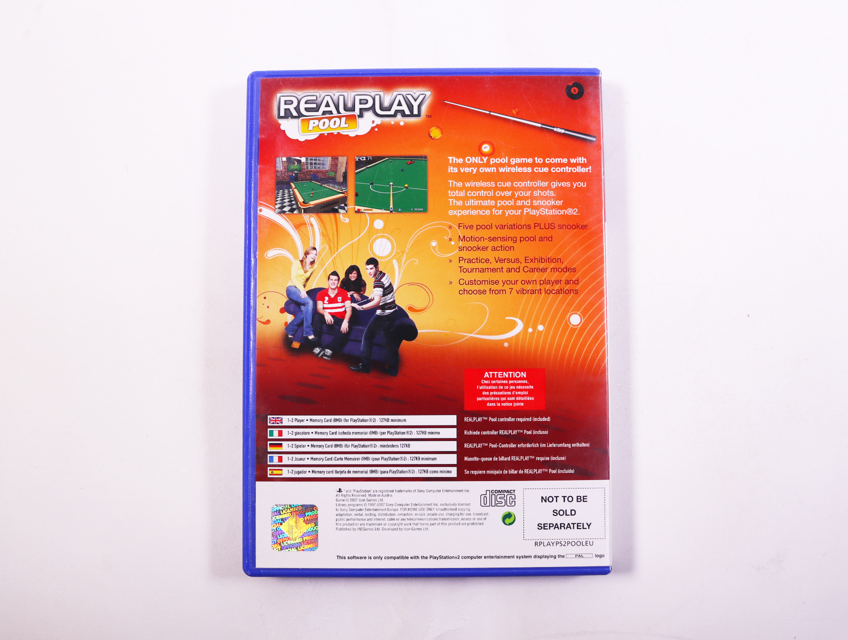 PlayStation 2 - Realplay Pool - productfoto 3
