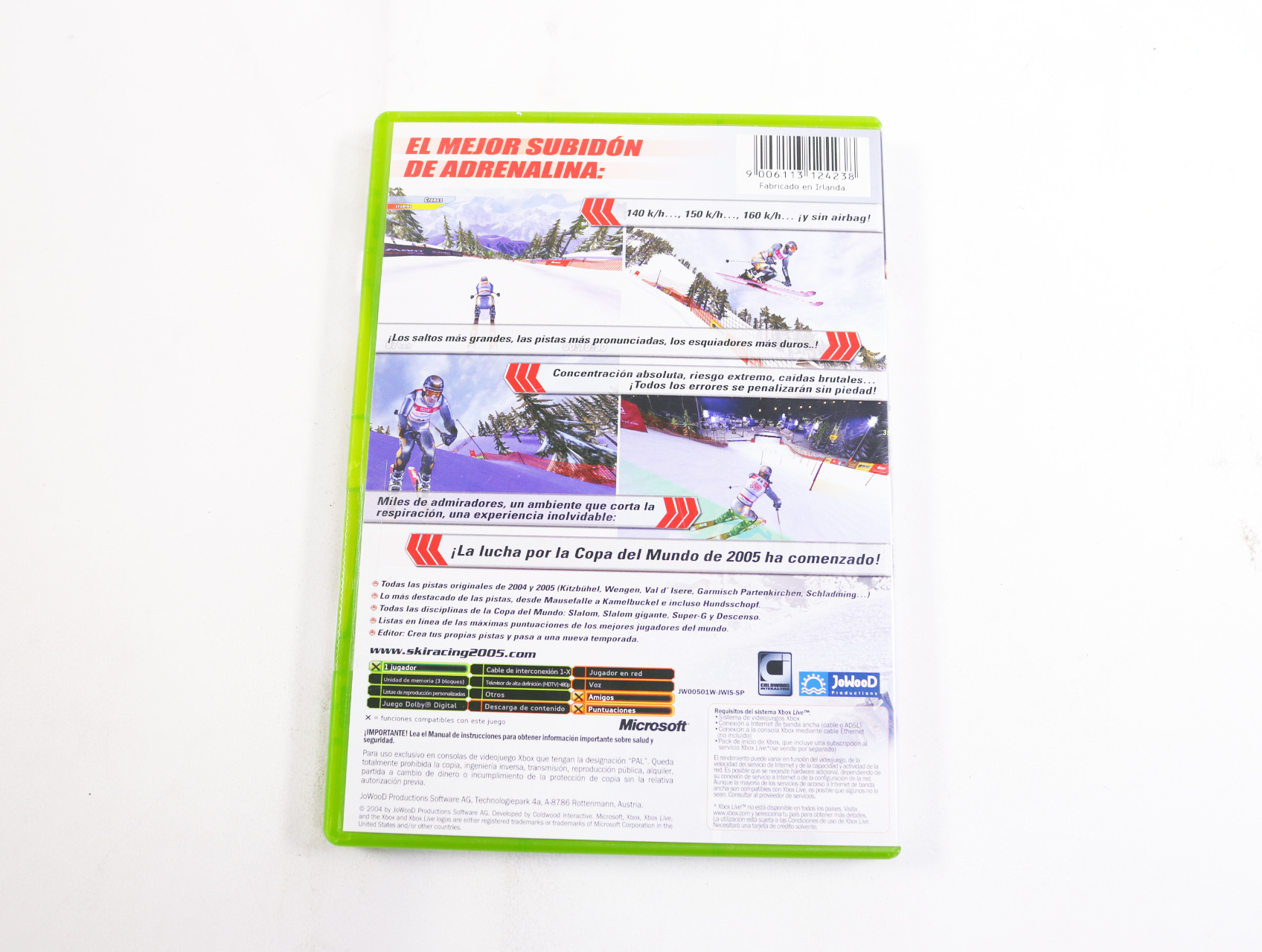 Xbox Classic - Ski Racing 2005 - productfoto 2