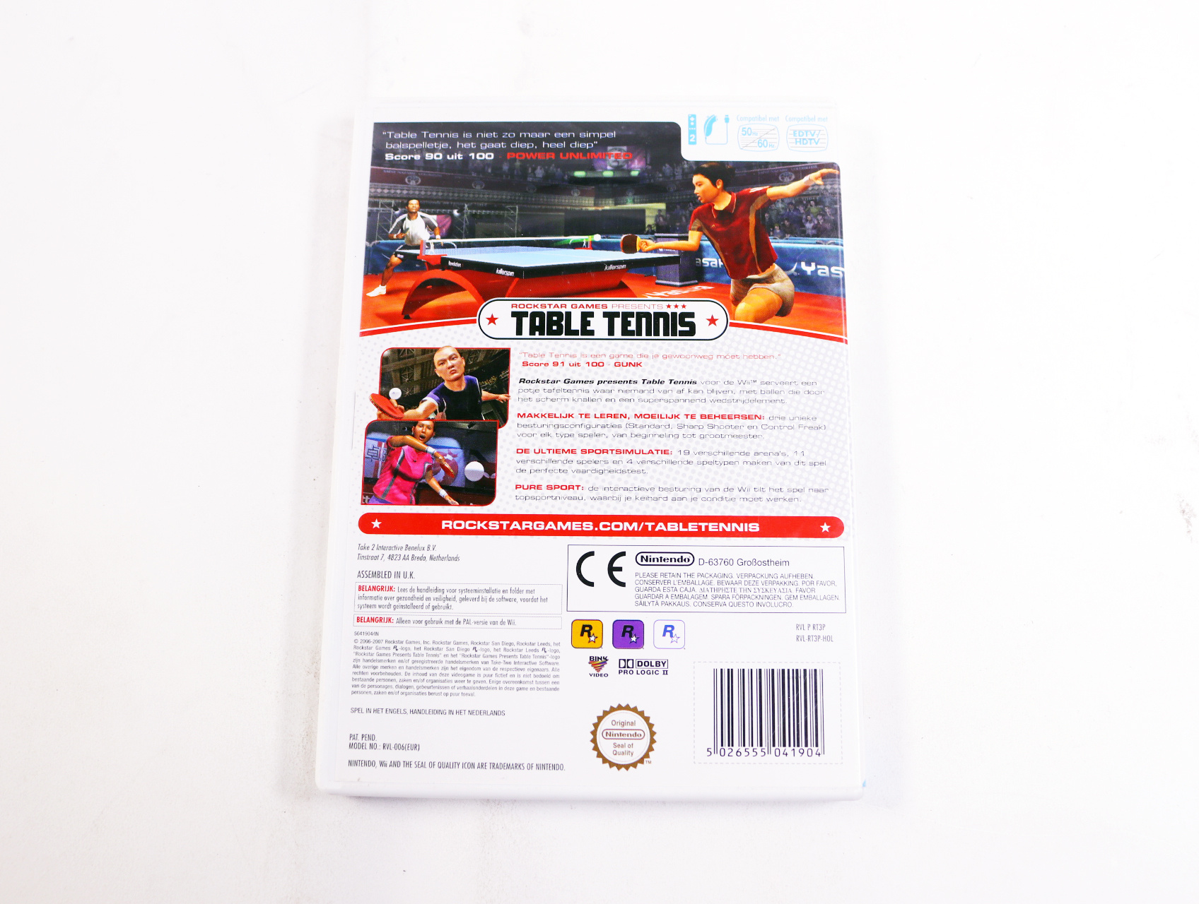 Wii - Table Tennis - productfoto 2