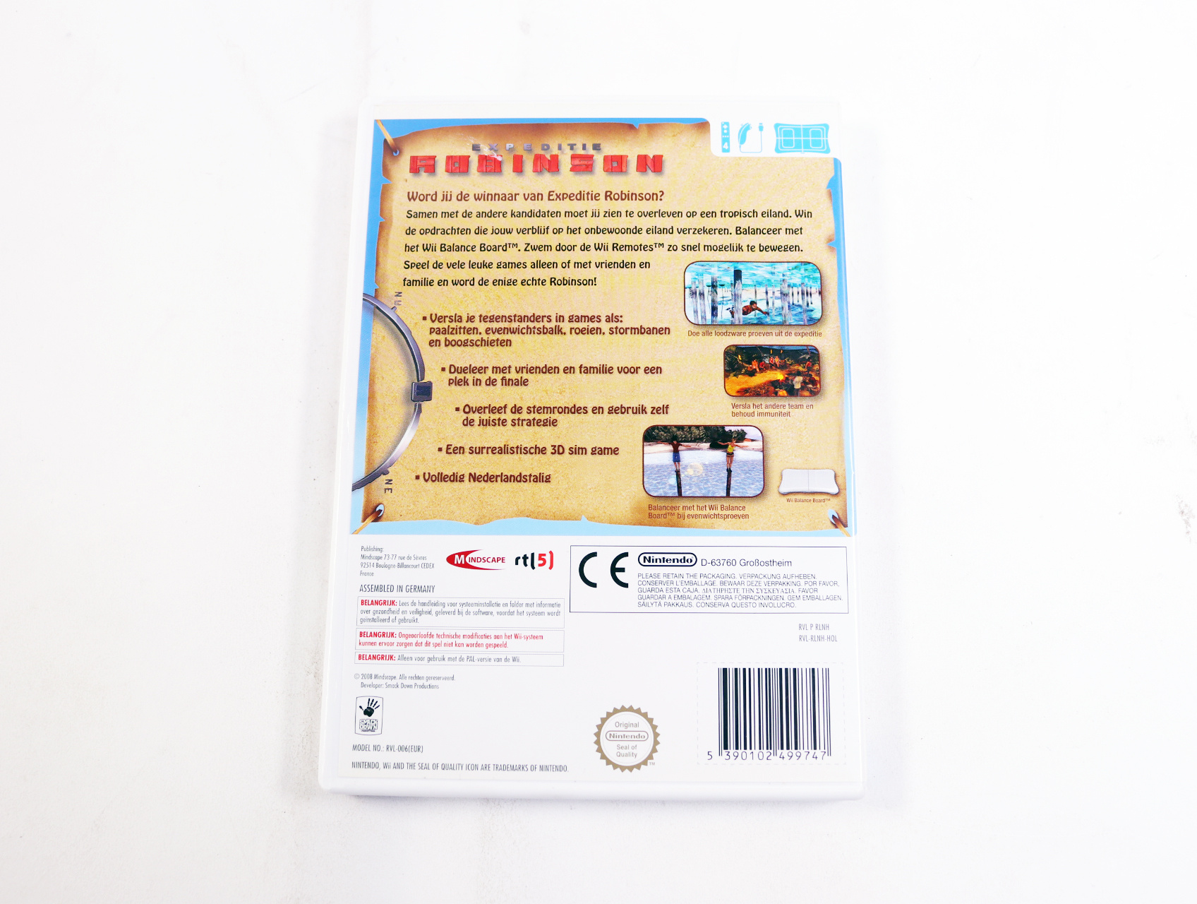 Wii - Expeditie Robinson - productfoto 2