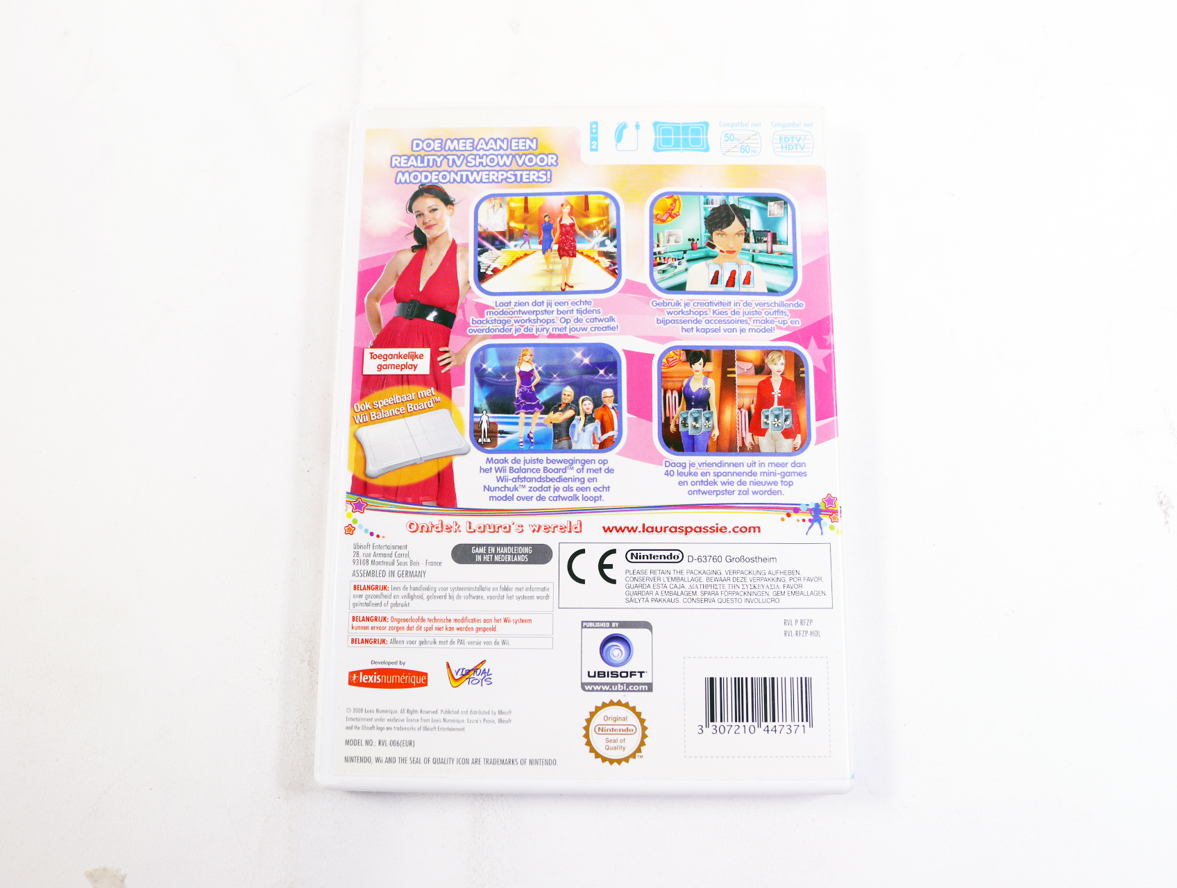 Wii - Laura's Passie Modeshow - productfoto 2