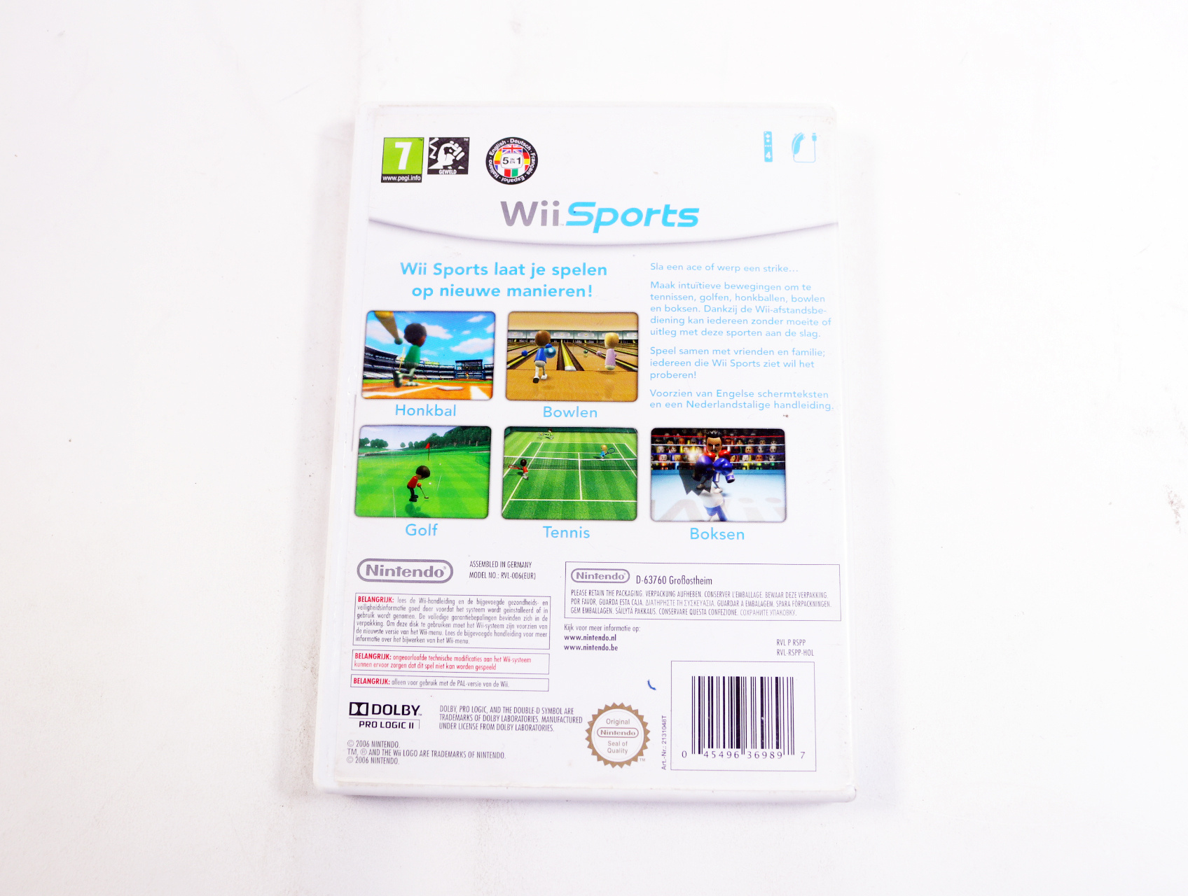 Wii - Wii Sports [No Manual] - productfoto 2