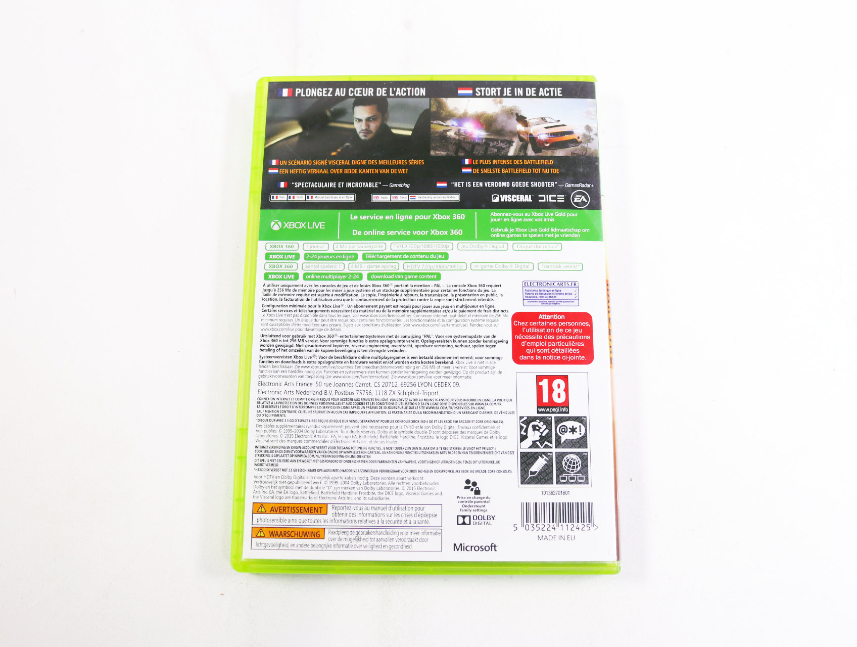 Xbox 360 - Battlefield Hardline - productfoto 3