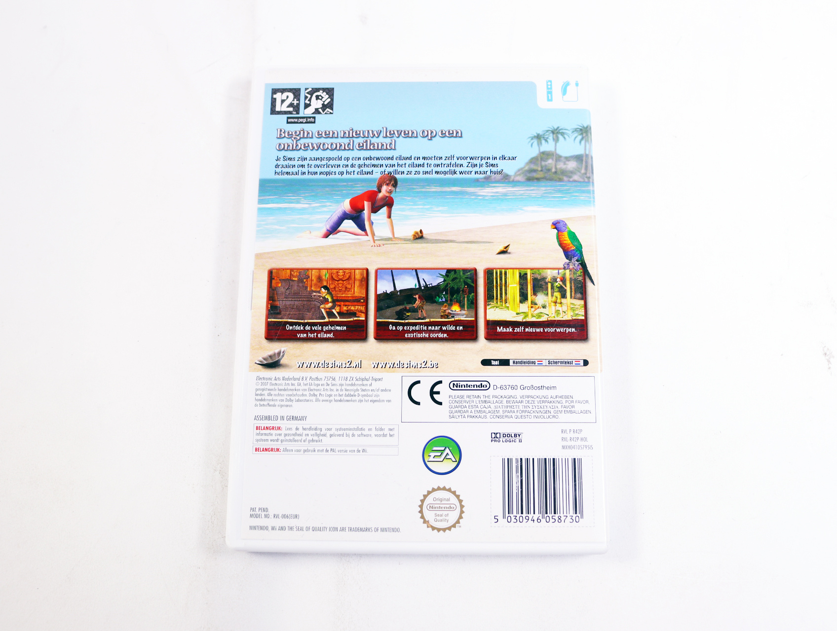 Wii - De Sims 2: Op een Onbewoond Eiland - productfoto 2
