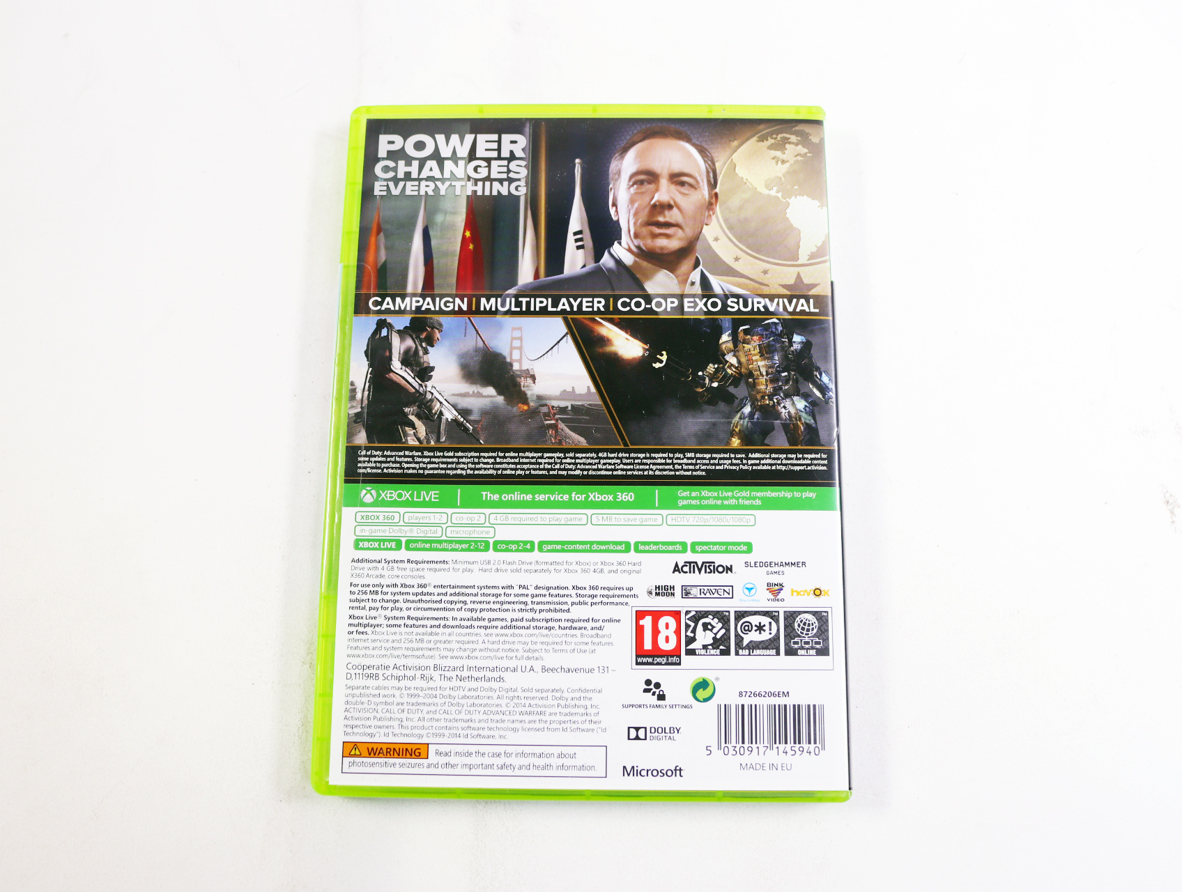 Xbox 360 - Call of Duty: Advanced Warfare [Sealed] - productfoto 2