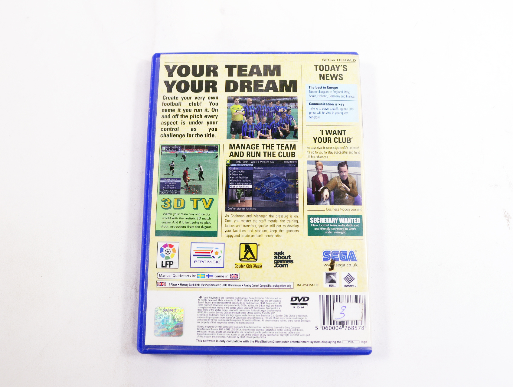 PlayStation 2 - Let's Make a Soccer Team! - productfoto 2