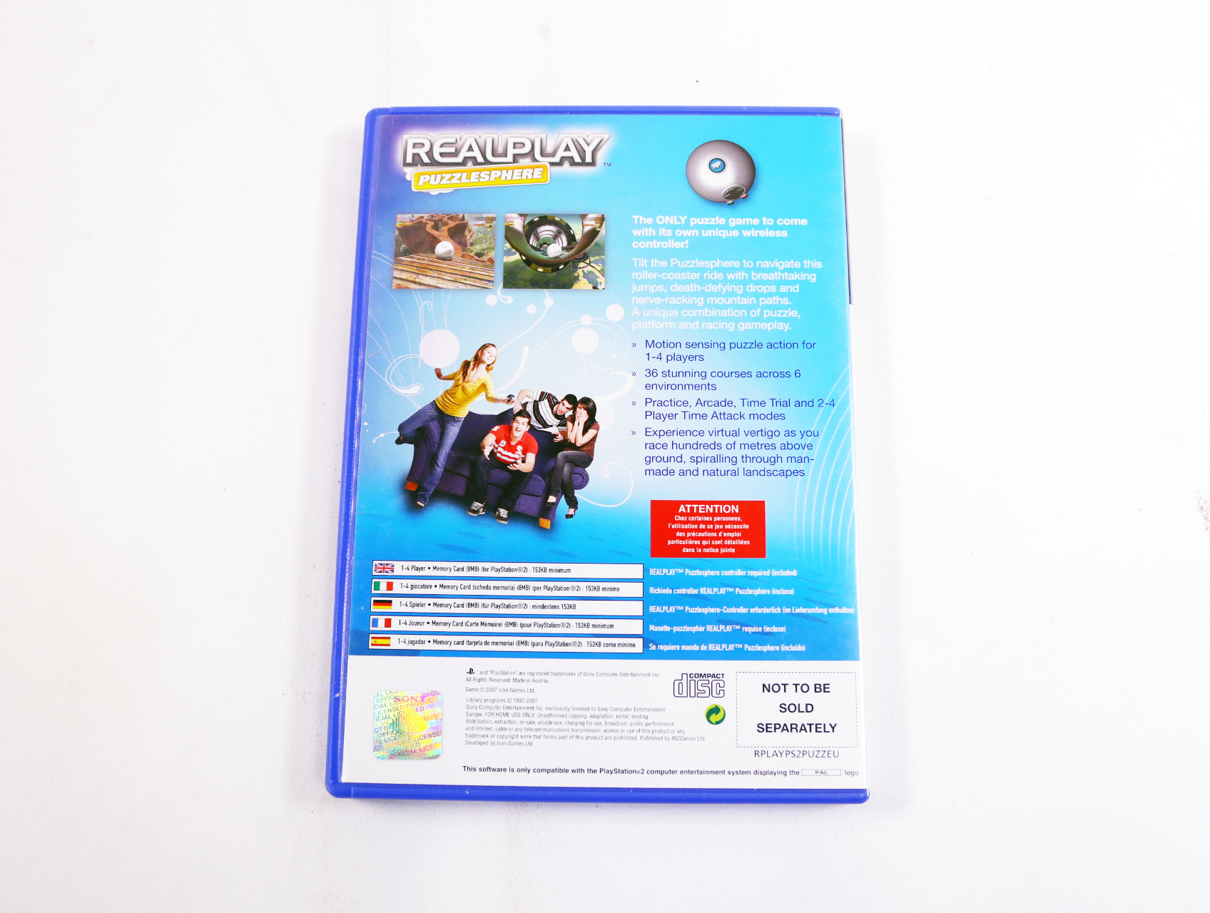 PlayStation 2 - Realplay Puzzlesphere - productfoto 3