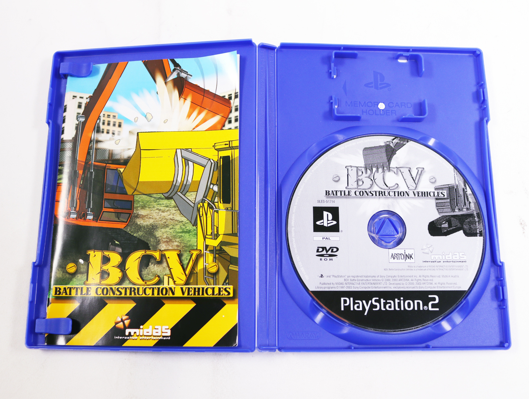 PlayStation 2 - BCV: Battle Construction Vehicles - Artdink - productfoto 3