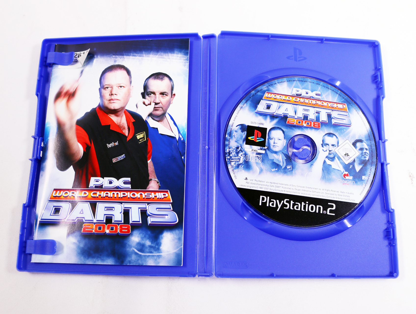 PlayStation 2 - PDC World Championship Darts 2008 - productfoto 3