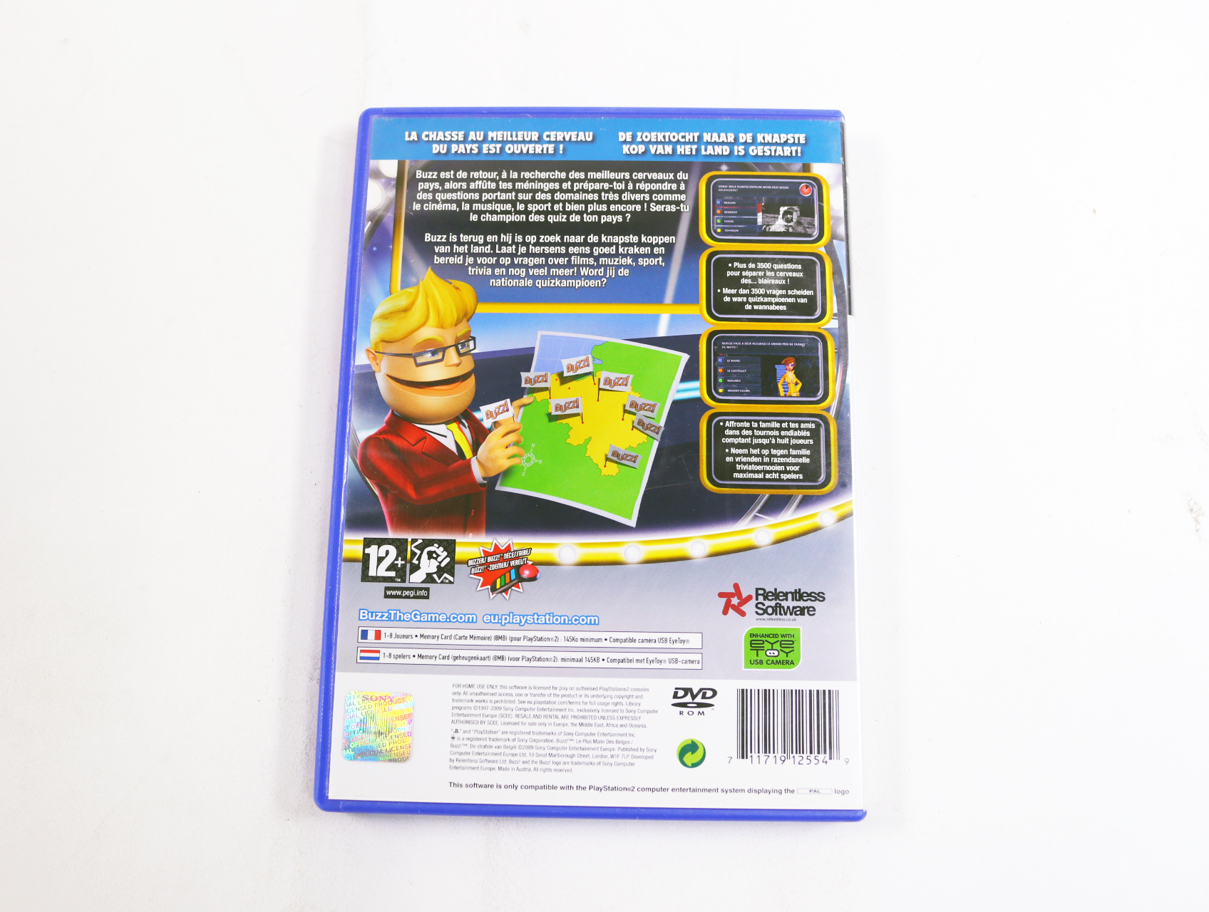 PlayStation 2 - Buzz De Strafste van BelgiÃ« - productfoto 2