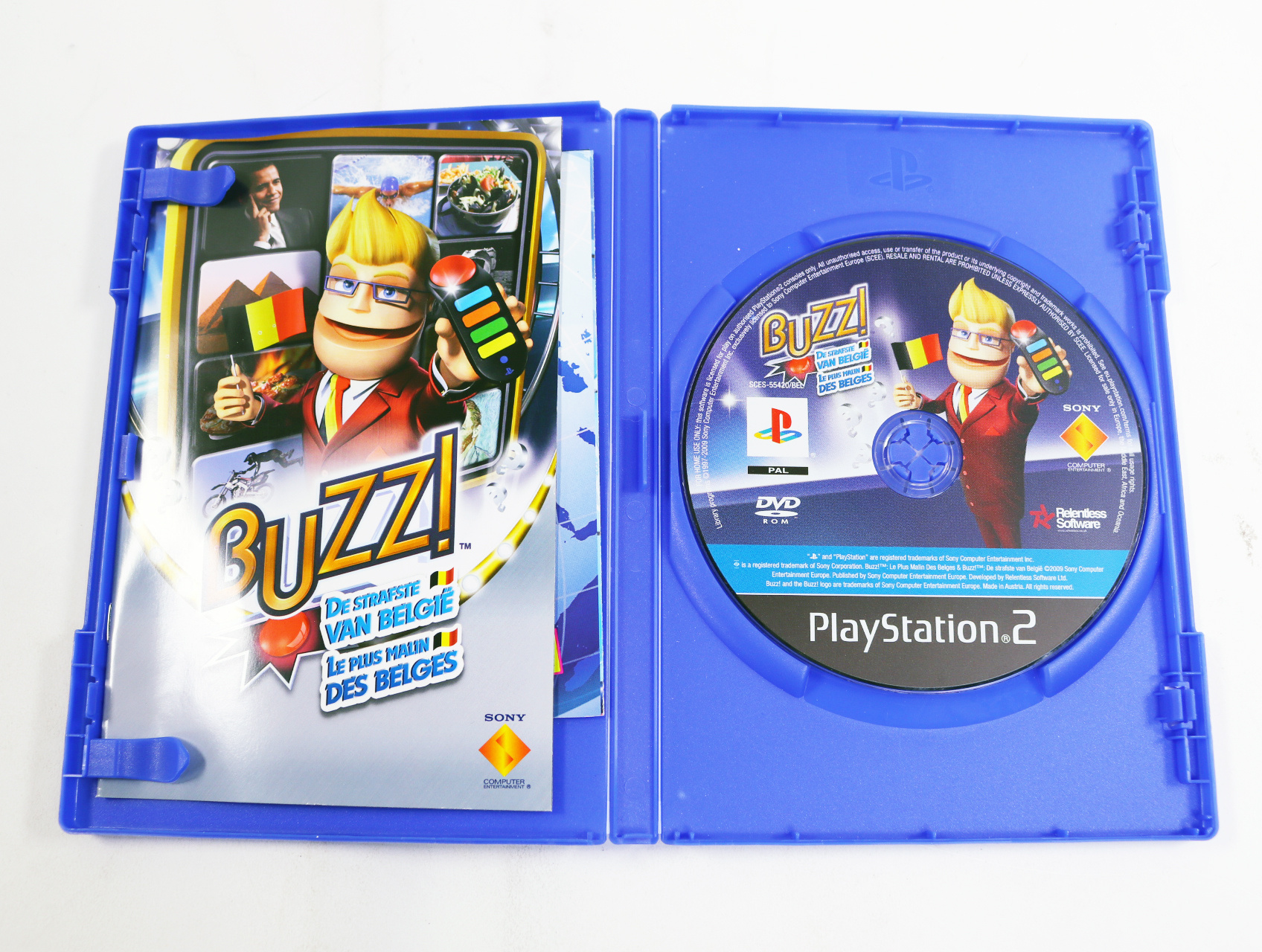 PlayStation 2 - Buzz De Strafste van BelgiÃ« - productfoto 3