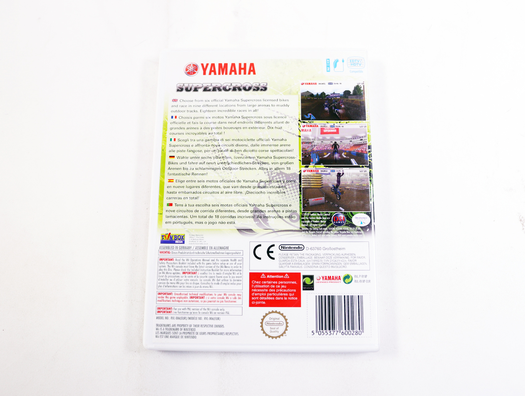 Wii - Yamaha Supercross - productfoto 3