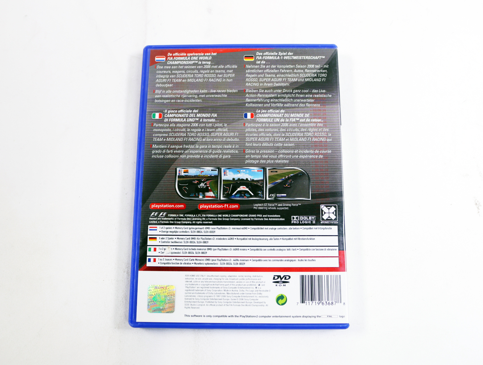 PlayStation 2 - F1 06 - productfoto 2