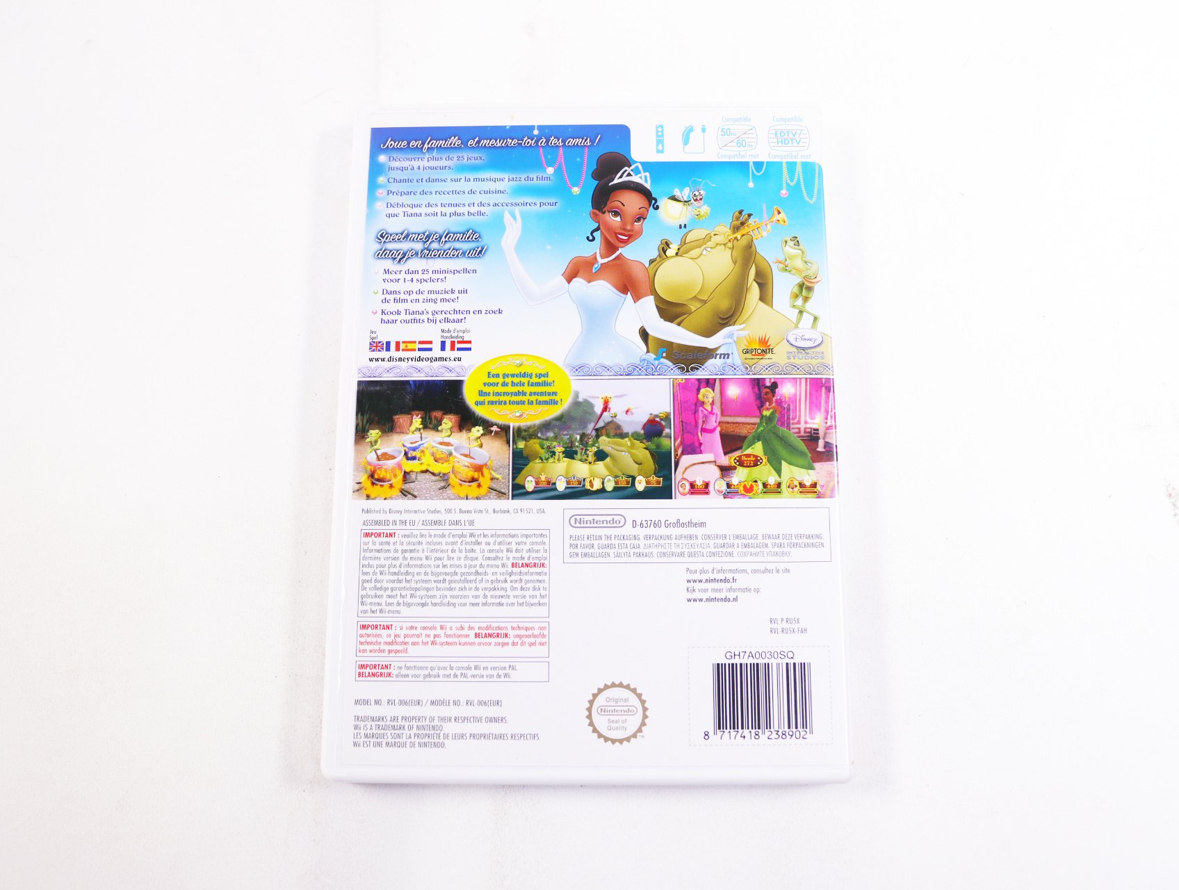 Wii - The Princess and the Frog - productfoto 3