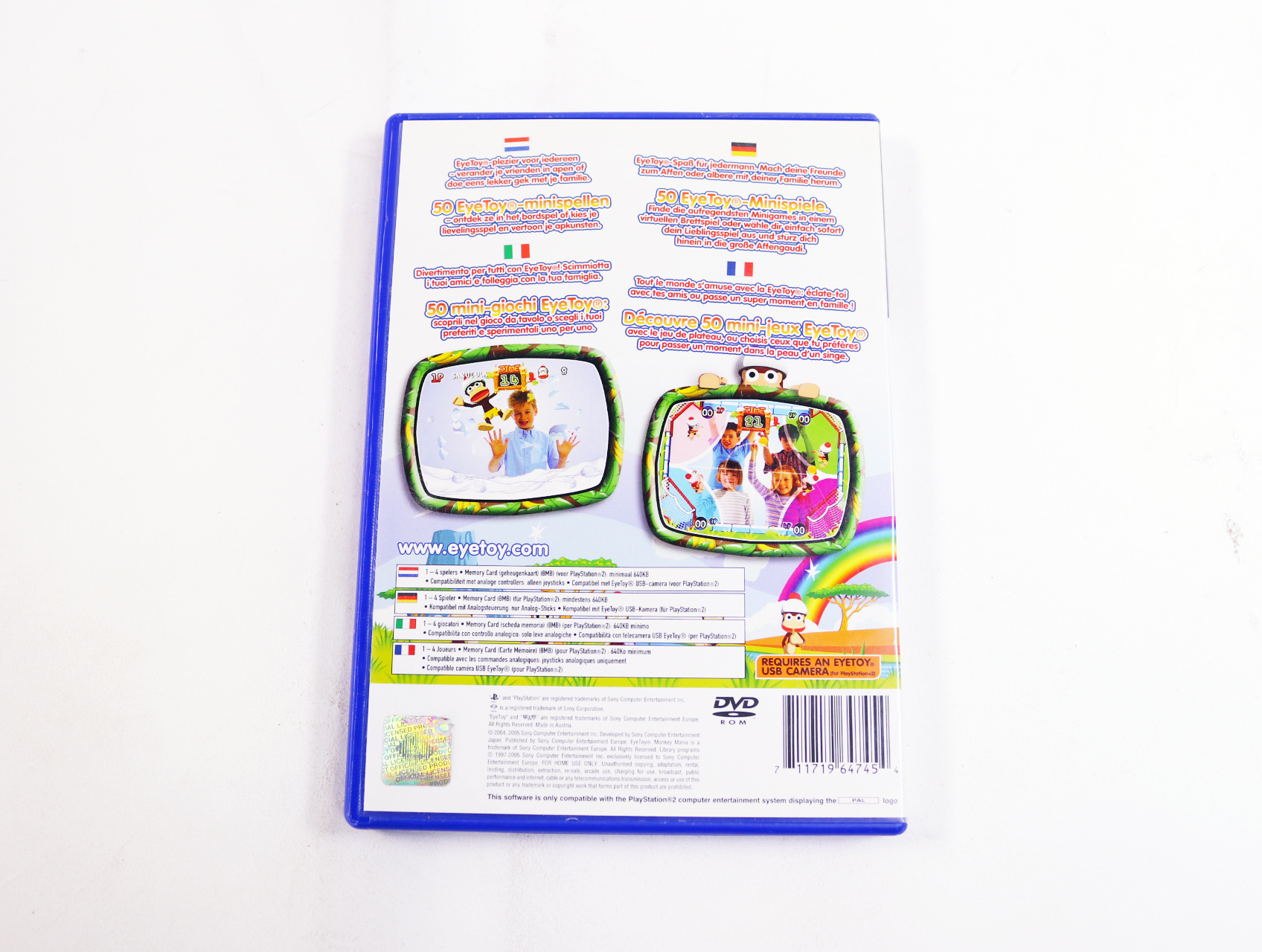PlayStation 2 - EyeToy: Monkey Mania - productfoto 2