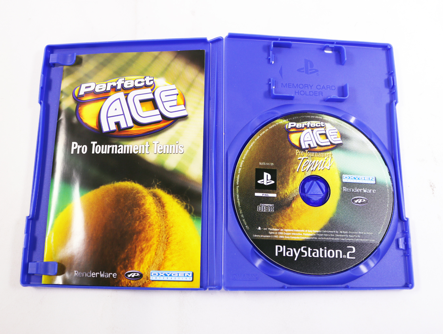 PlayStation 2 - Perfect Ace: Pro Tournament Tennis - productfoto 3
