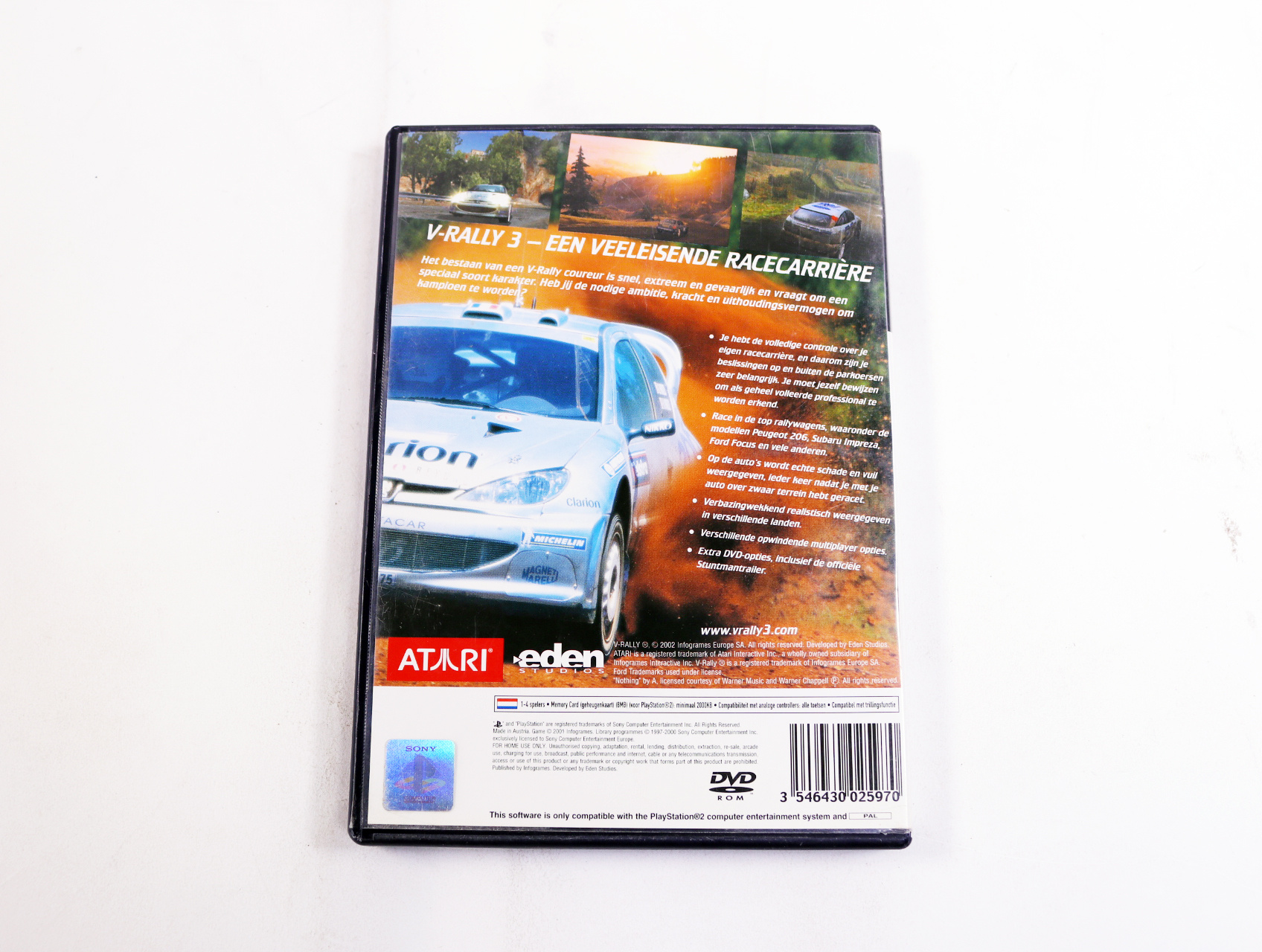 PlayStation 2 - V-Rally 3 - productfoto 2