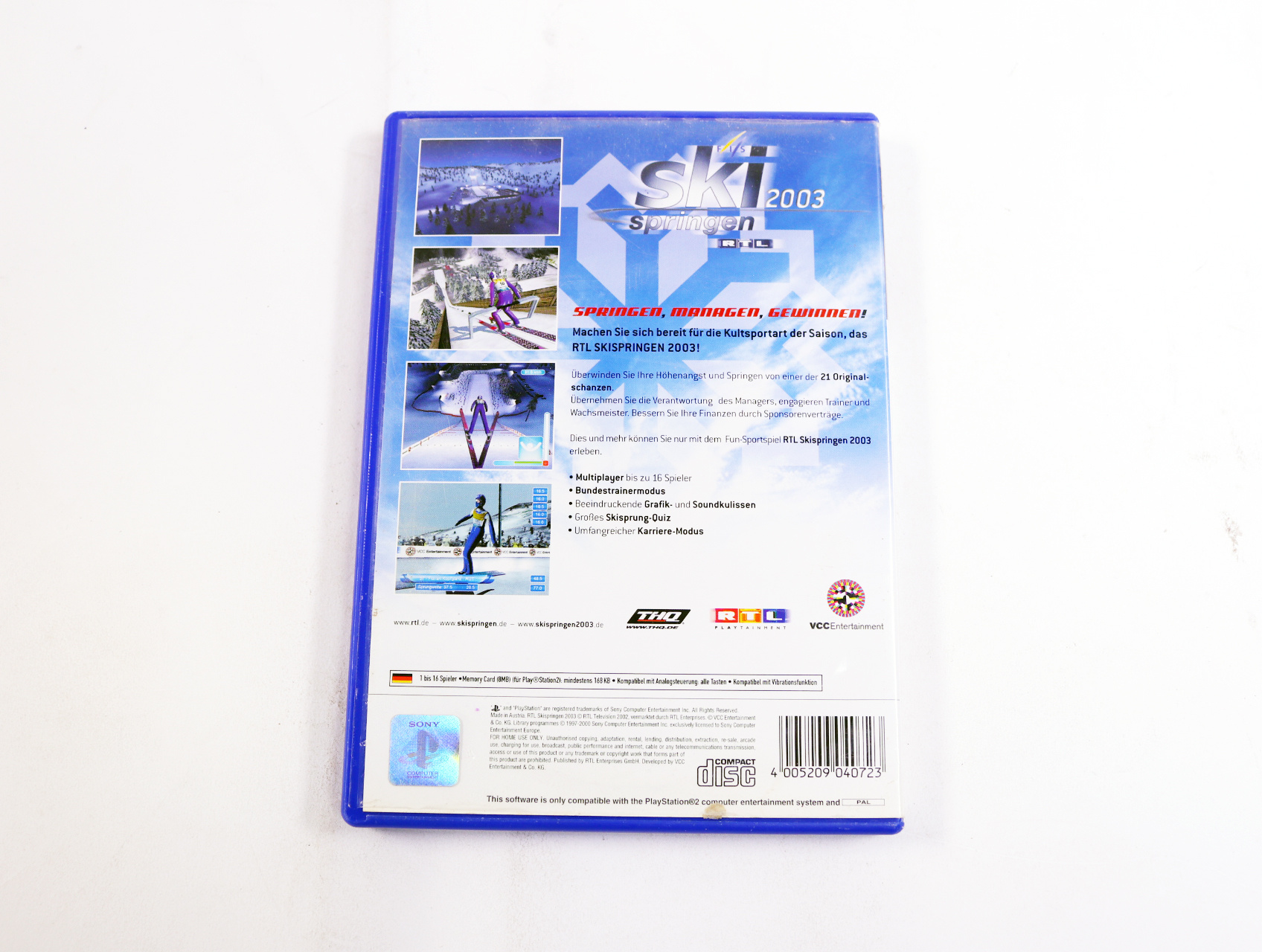 PlayStation 2 - Ski Springen 2003 - productfoto 2