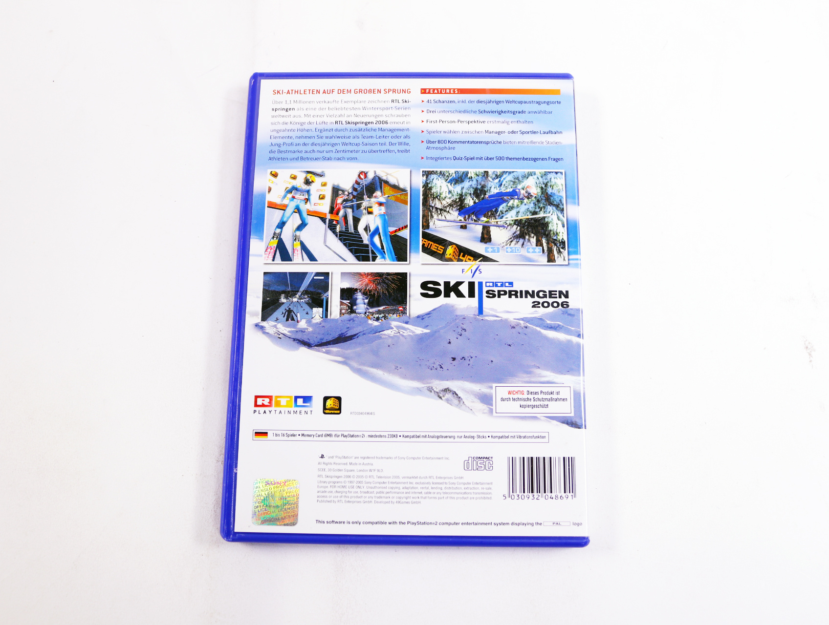 PlayStation 2 - Ski Springen 2006 - productfoto 2