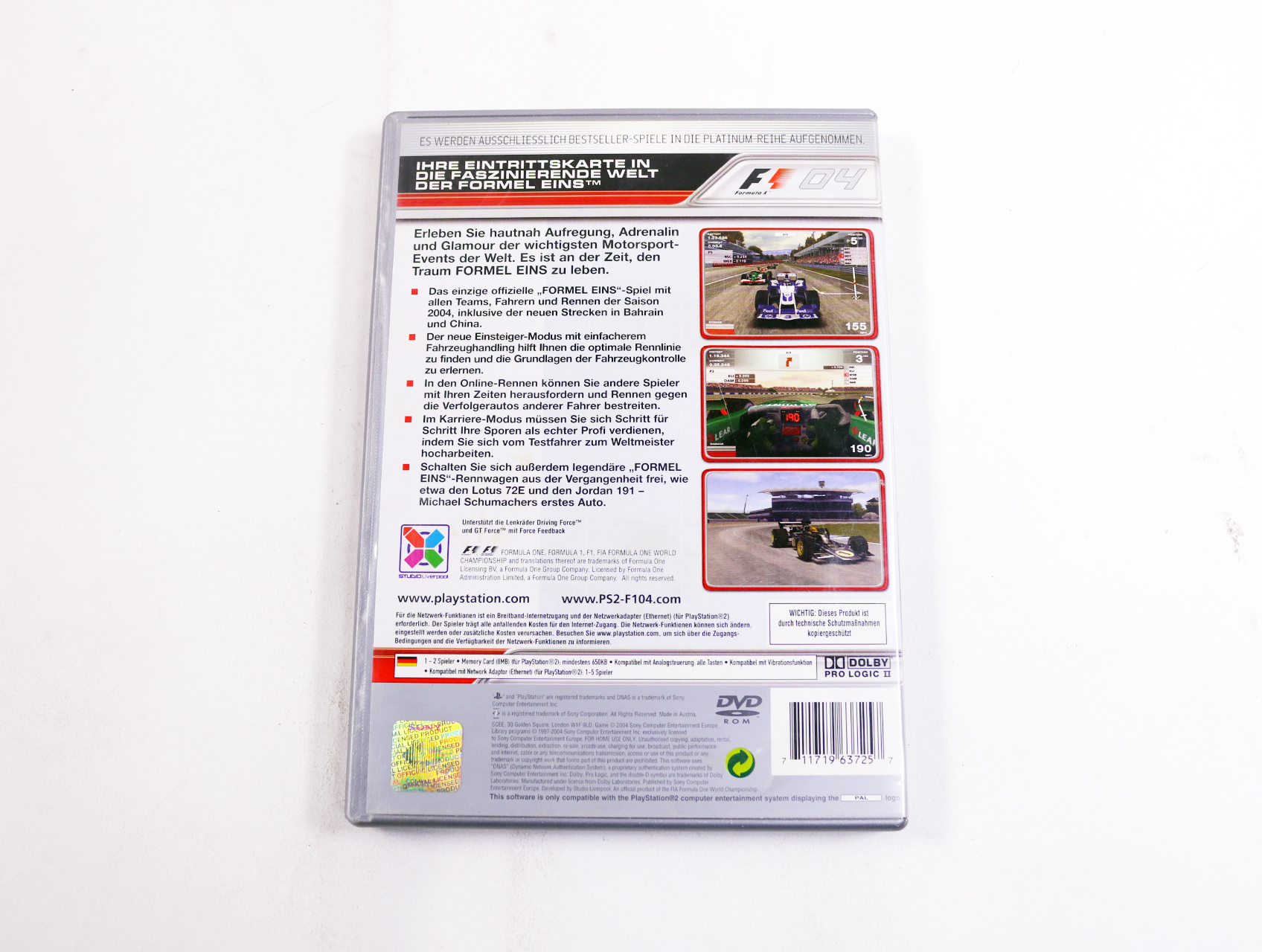 PlayStation 2 - F1 04 [Platinum] - productfoto 2
