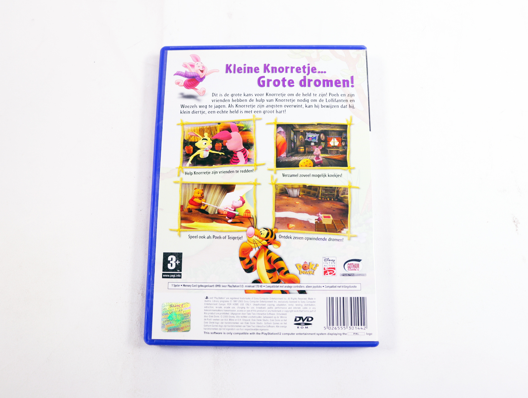 PlayStation 2 - Piglet's Big Game - productfoto 2
