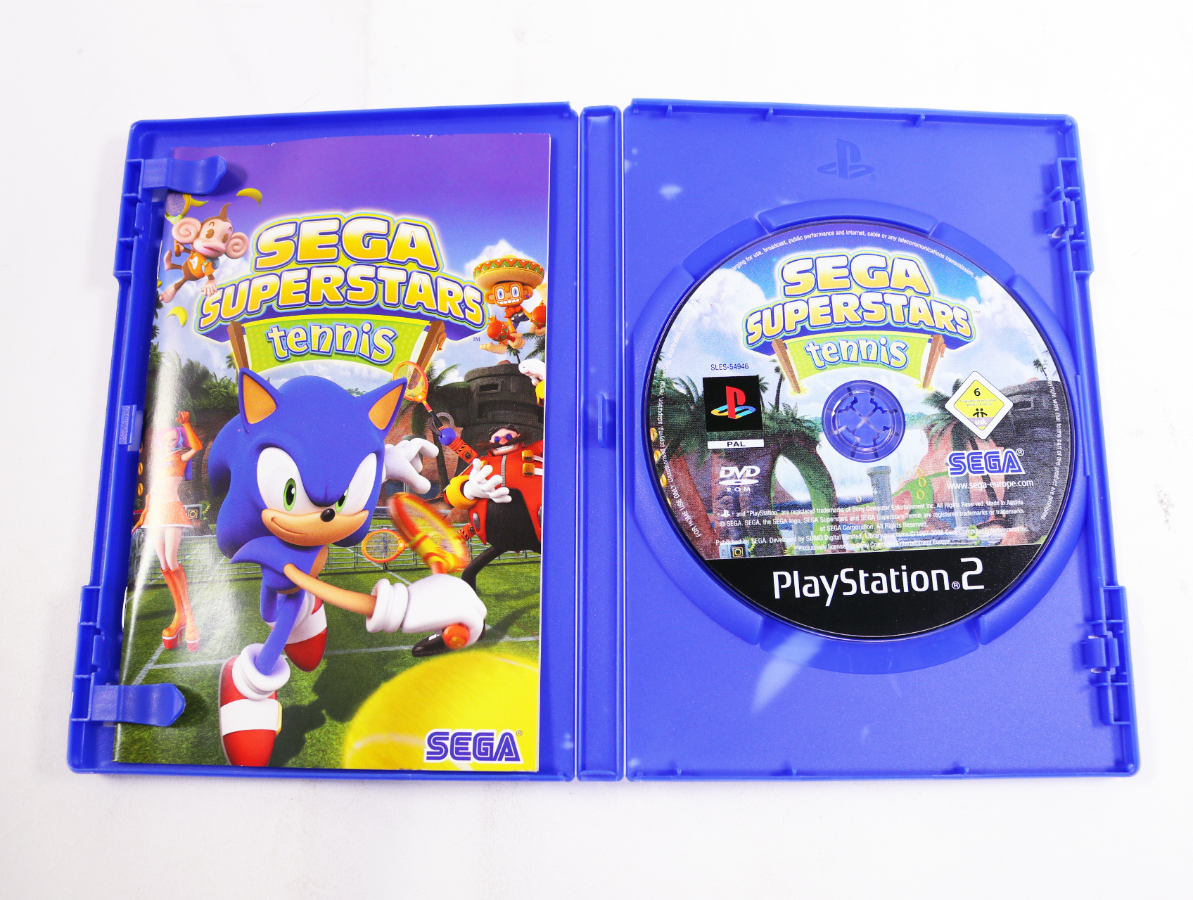 PlayStation 2 - Sega Superstars Tennis - productfoto 3