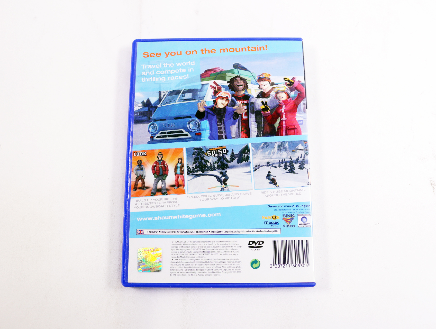 PlayStation 2 - Shaun White Snowboarding - productfoto 2