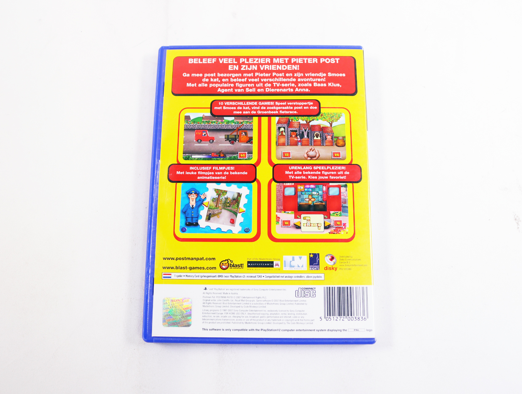 PlayStation 2 - Postman Pat / Pieter Post - The Code Monkeys - productfoto 2