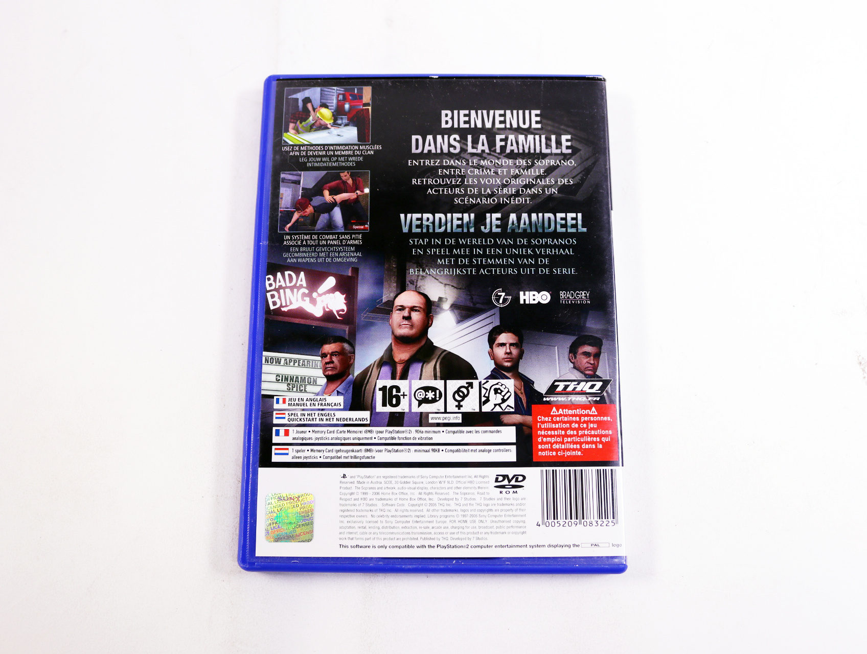 PlayStation 2 - The Sopranos: Road to Respect - productfoto 2