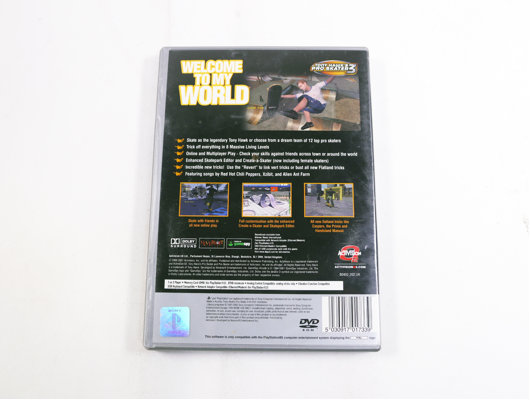 PlayStation 2 - Tony Hawk's Pro Skater 3 [Platinum] - productfoto 2
